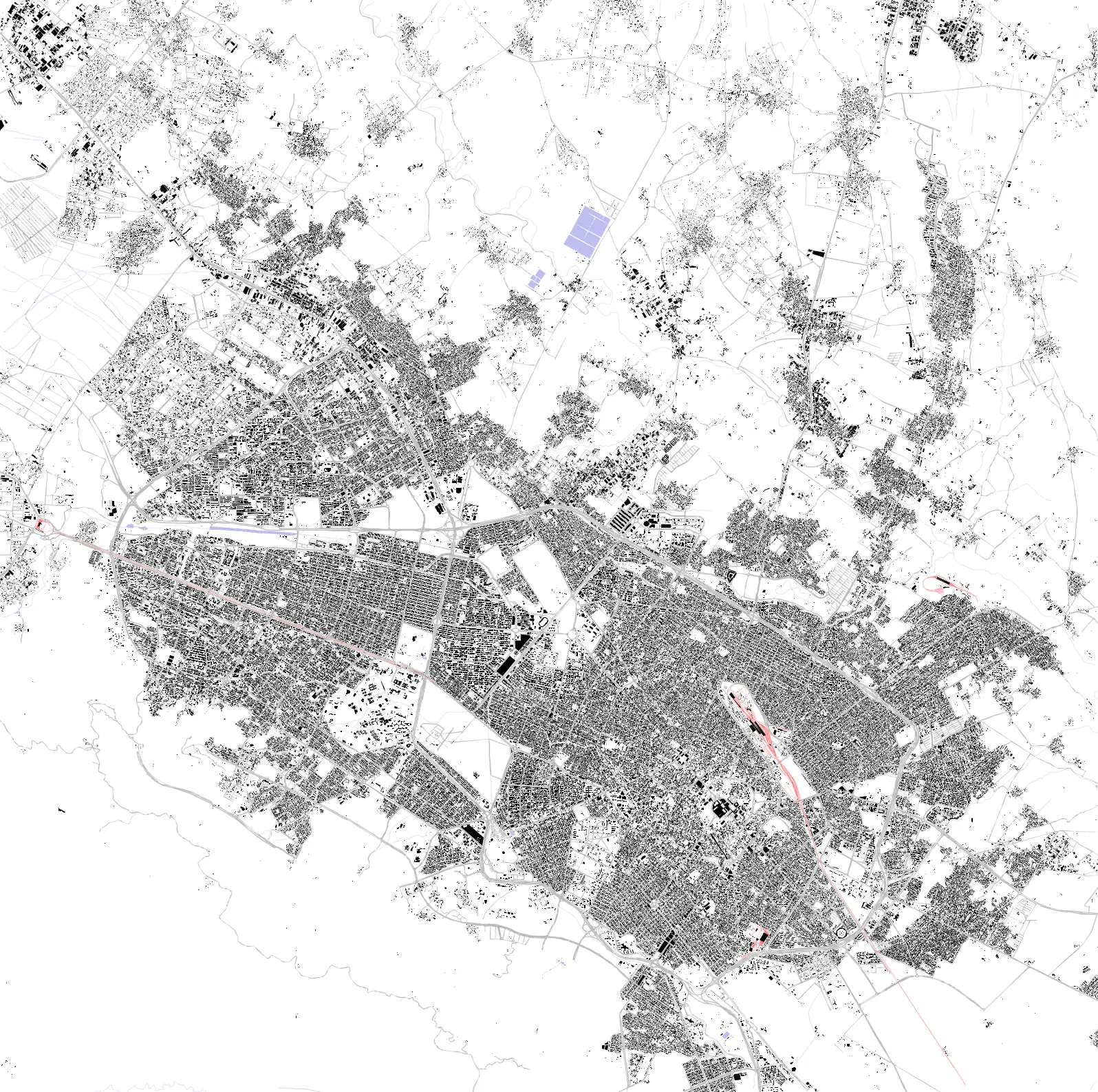 Mashhad Schwarzplan
