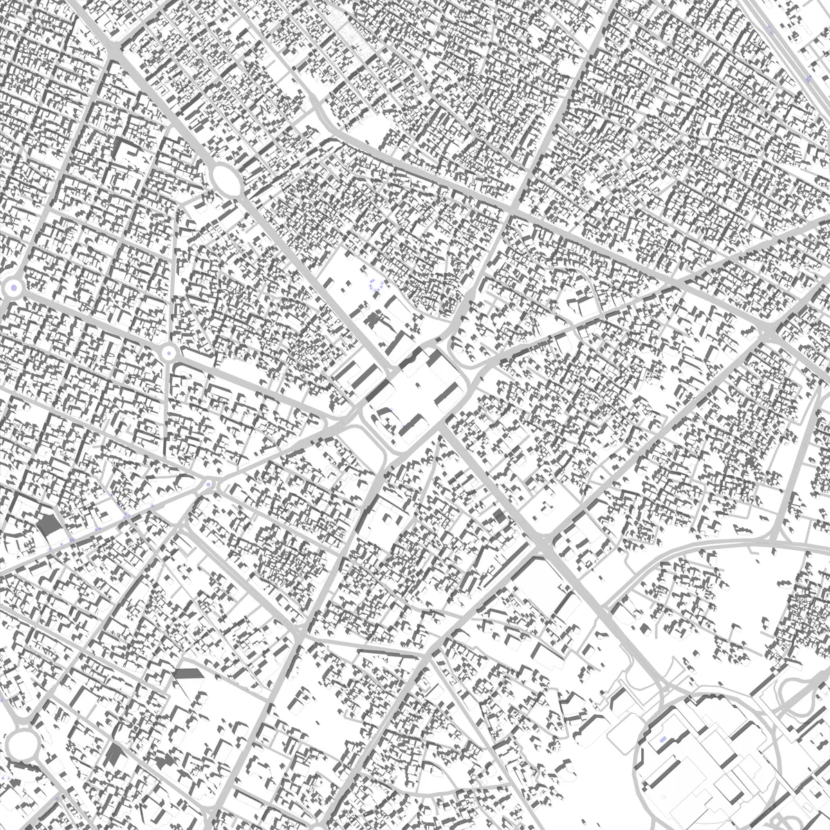 Mashhad Lageplan (2,5 km)