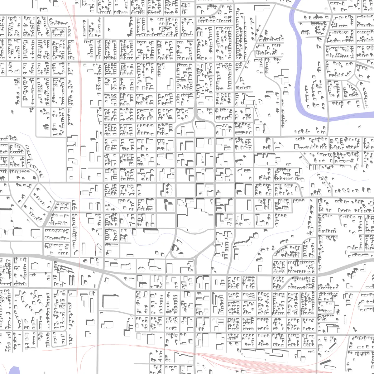 Mason City site plan (2.5 km)
