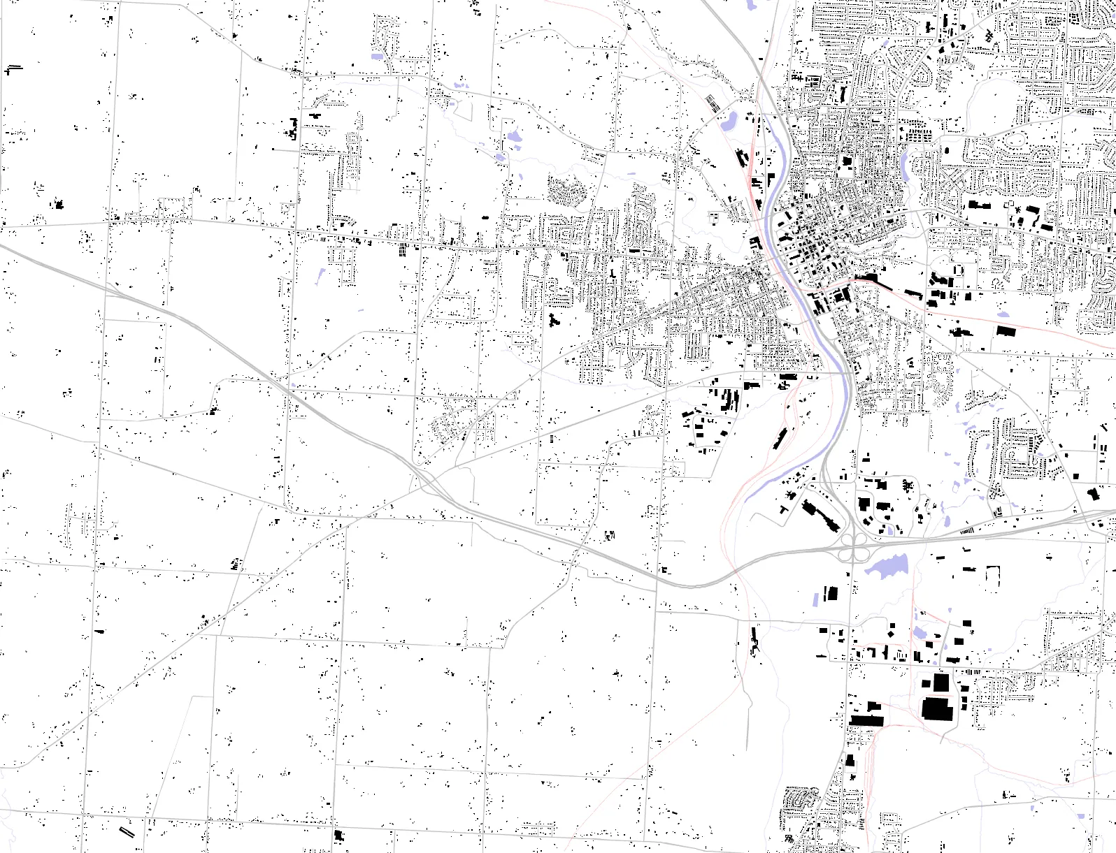 Massillon figure ground plan