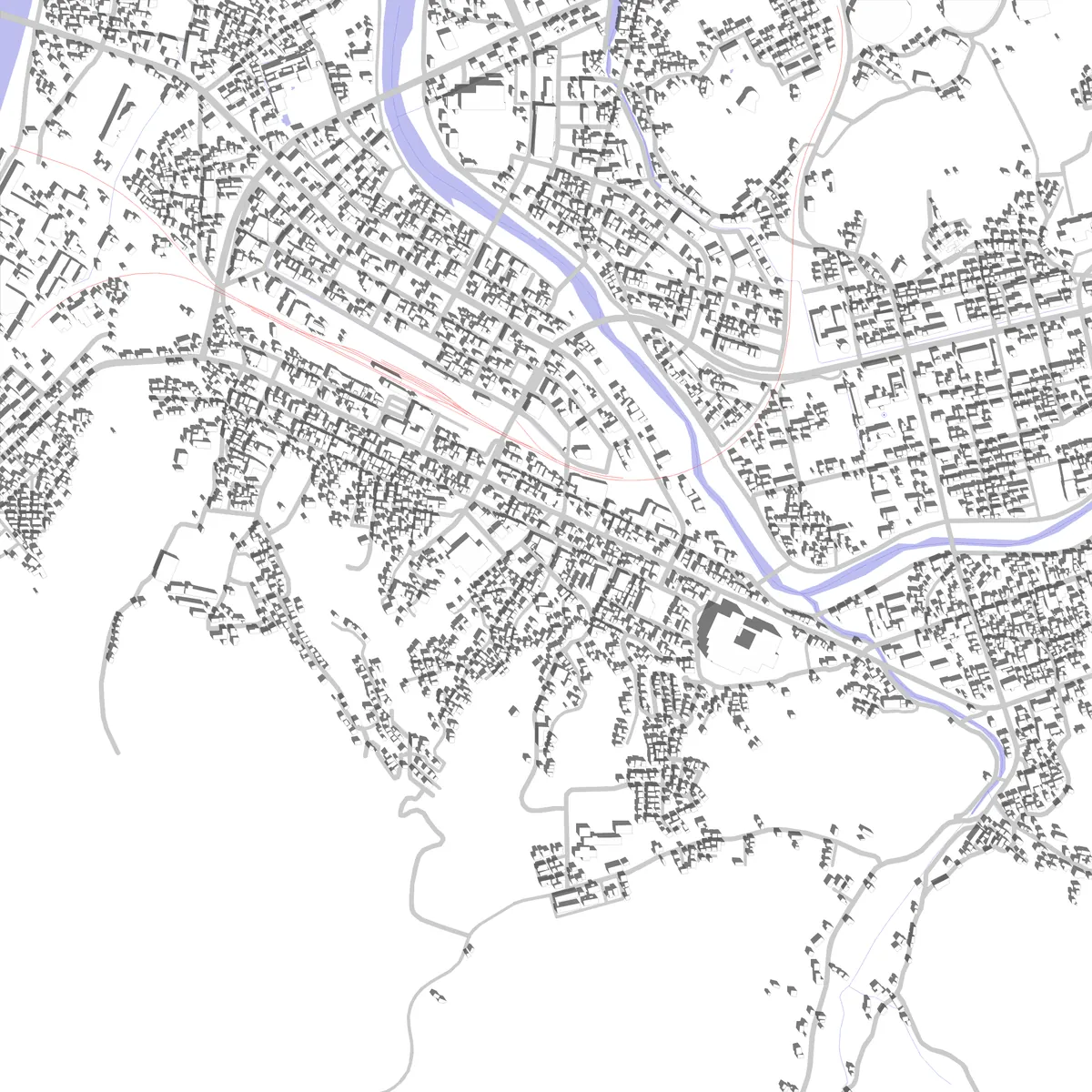 Masuda Lageplan (2,5 km)