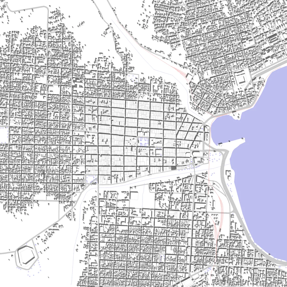 Matanzas plano de situación (2,5 km)