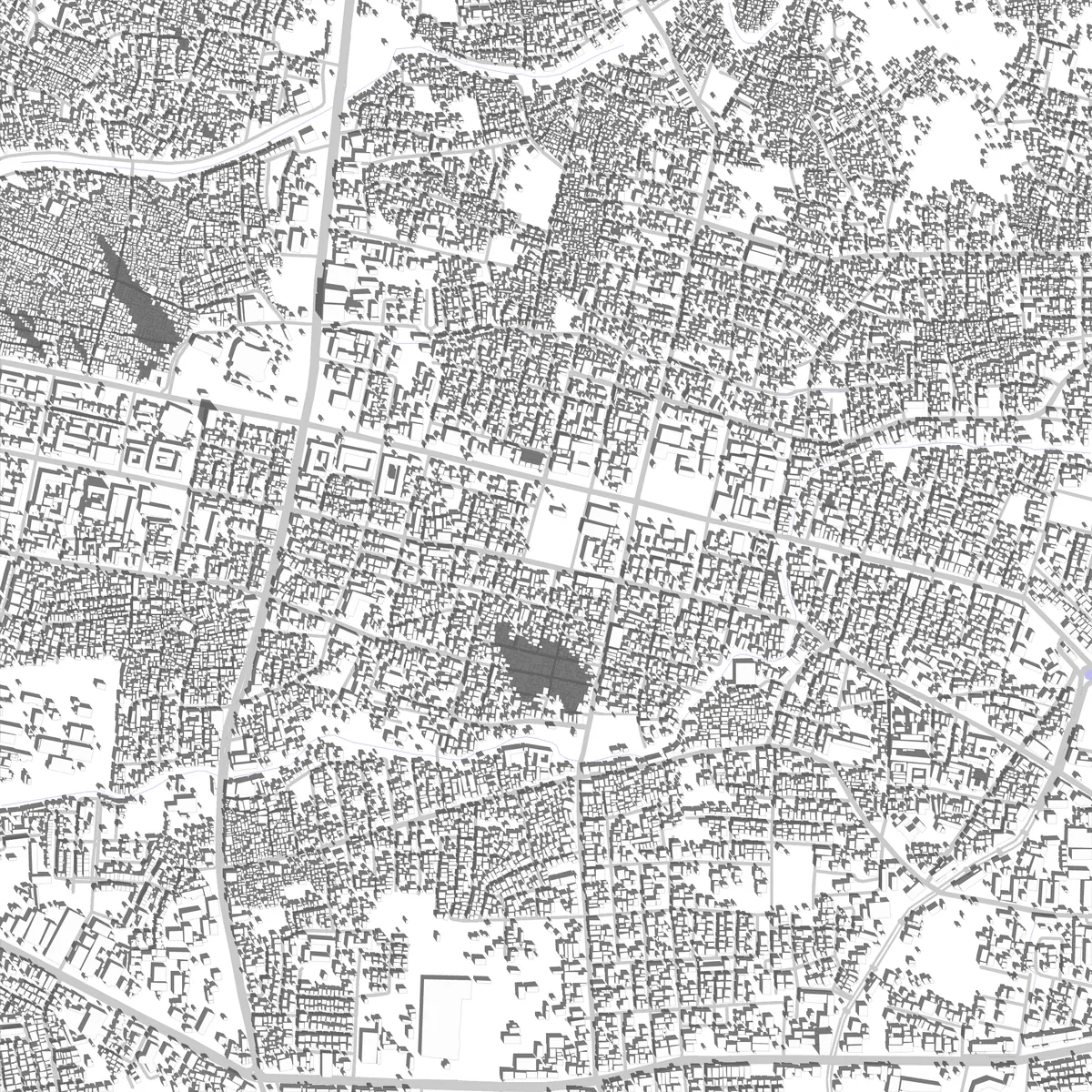 Mataram Lageplan (2,5 km)