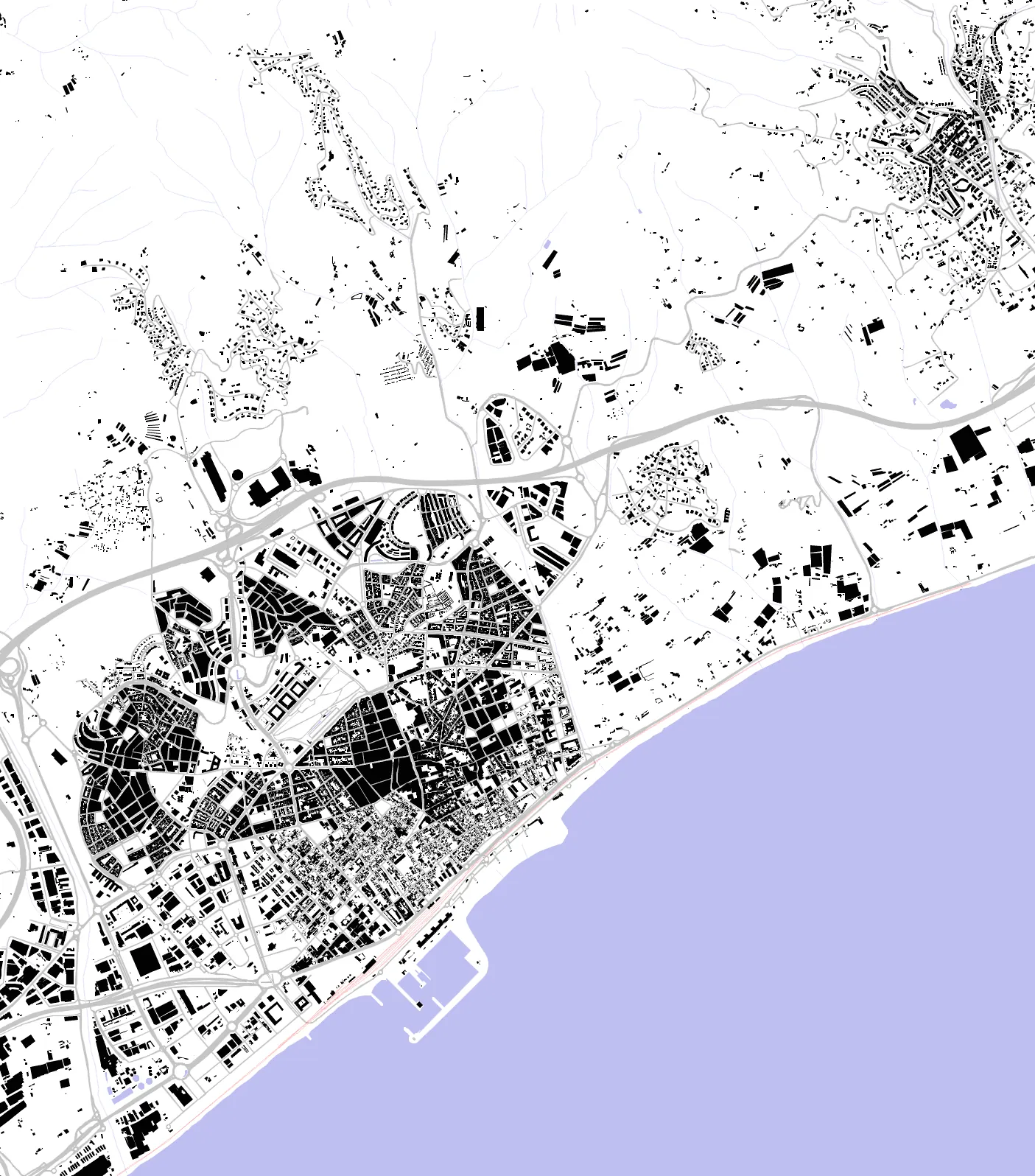 Mataró plano de masas