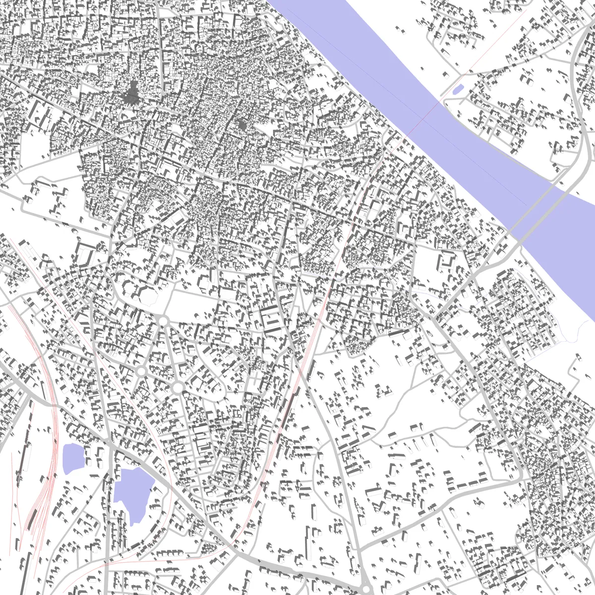 Mathura site plan (2.5 km)