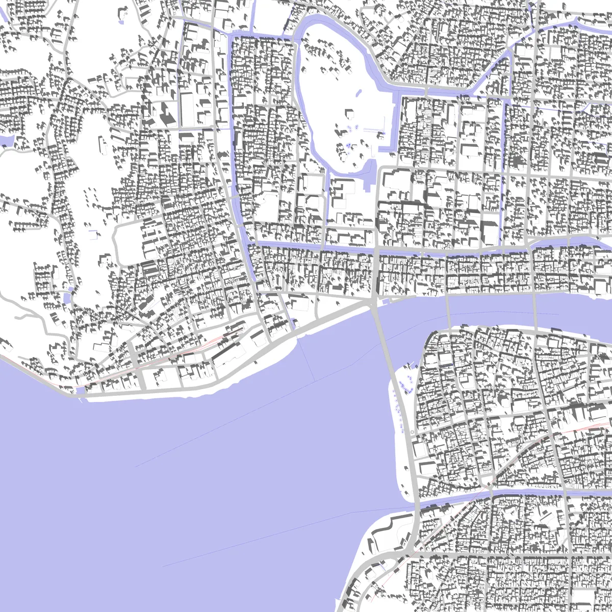 Matsue site plan (2.5 km)