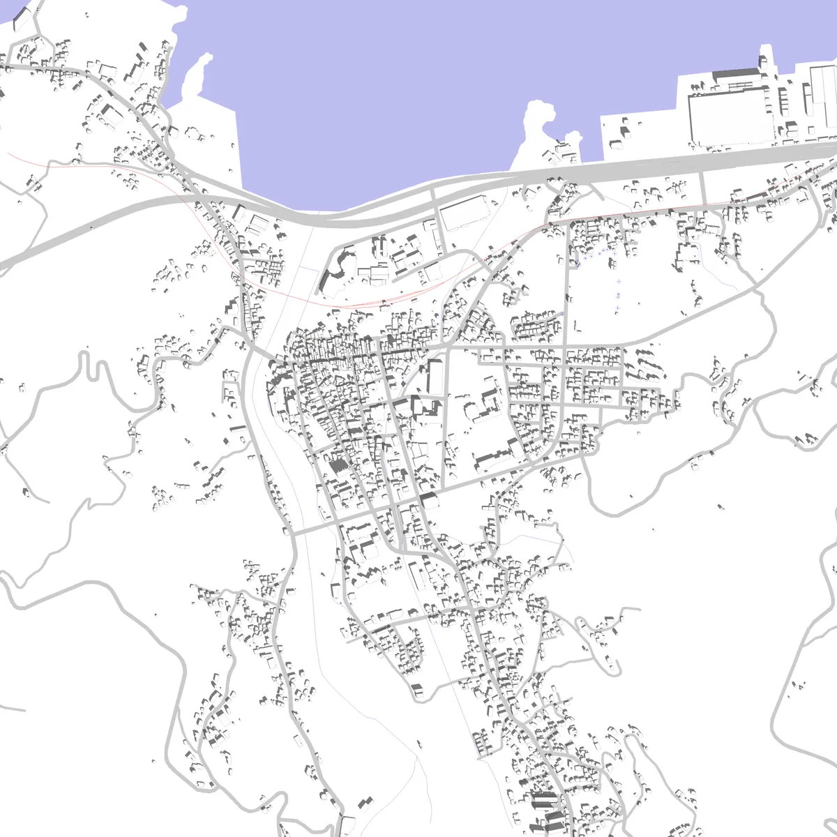 松浦市 敷地図 (2.5 km)