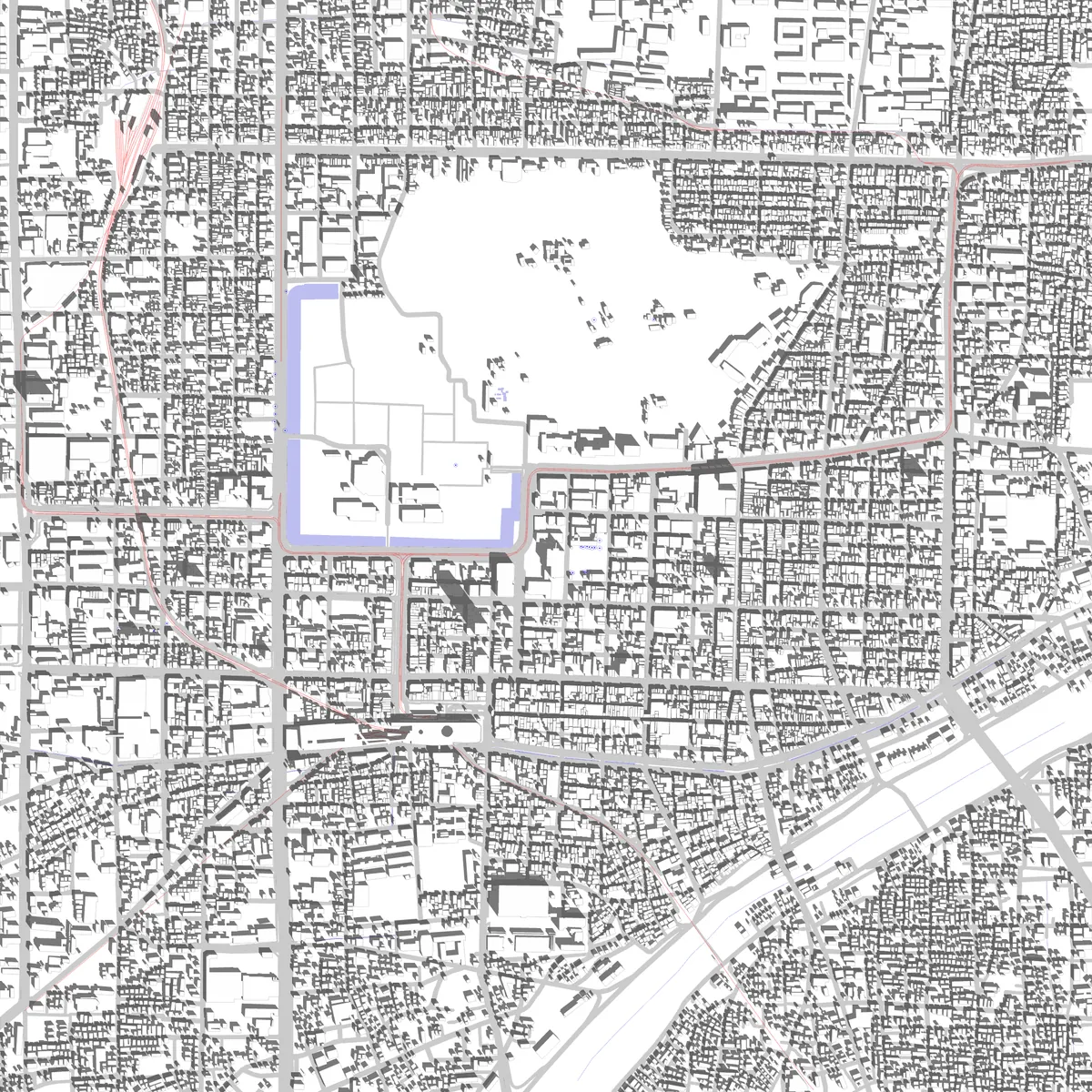 Matsuyama site plan (2.5 km)