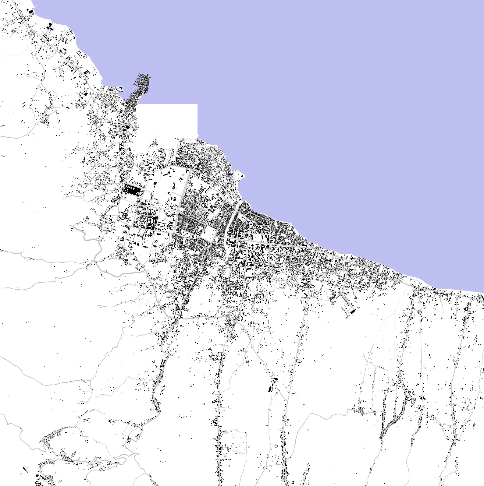 Maumere figure ground plan