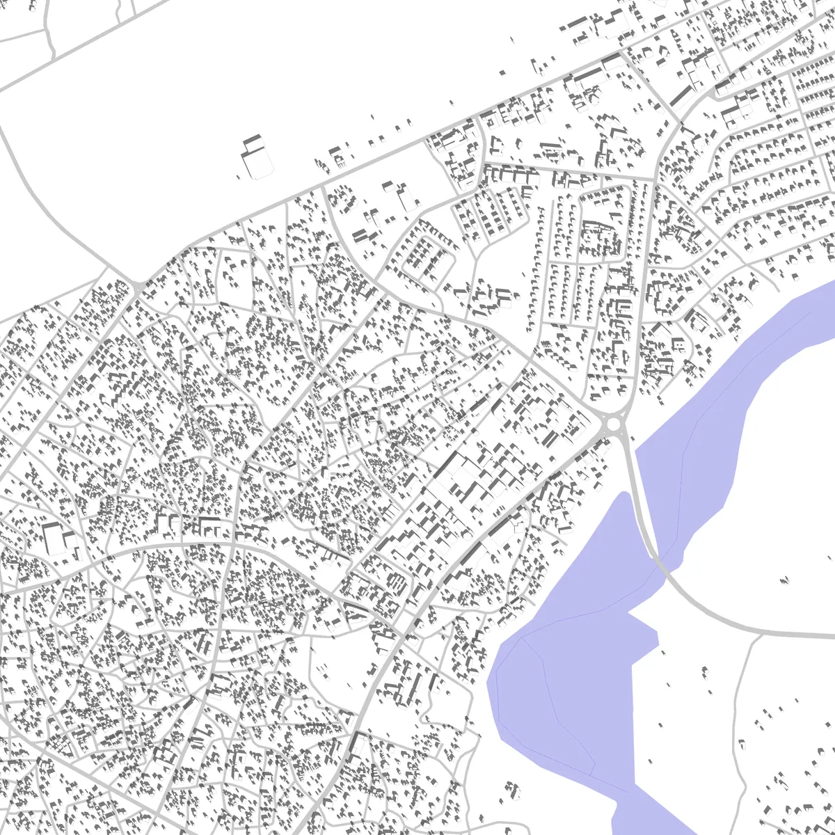 Maun site plan (2.5 km)