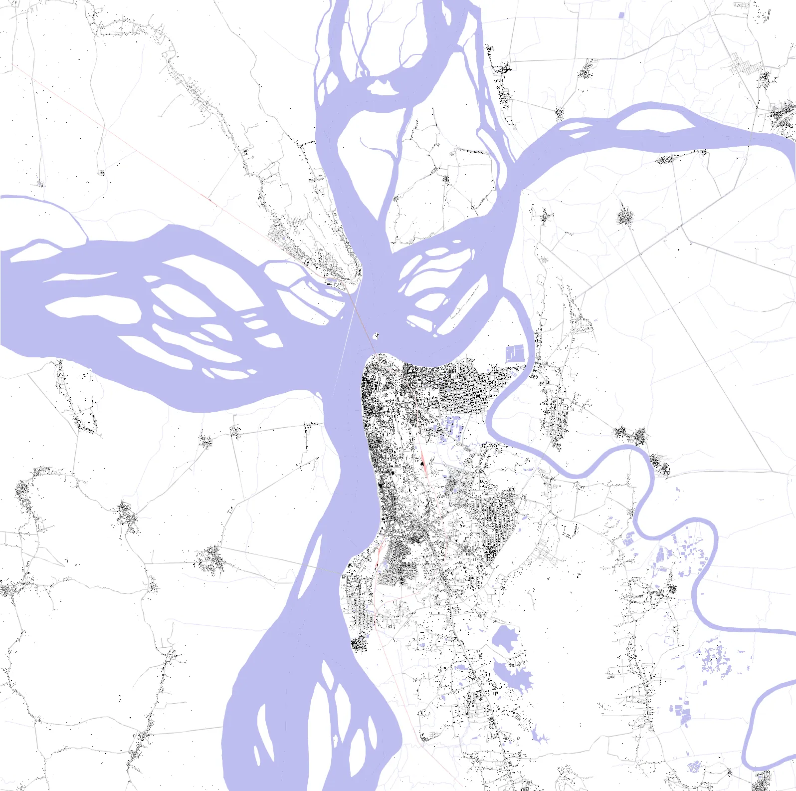 Mawlamyine figure ground plan