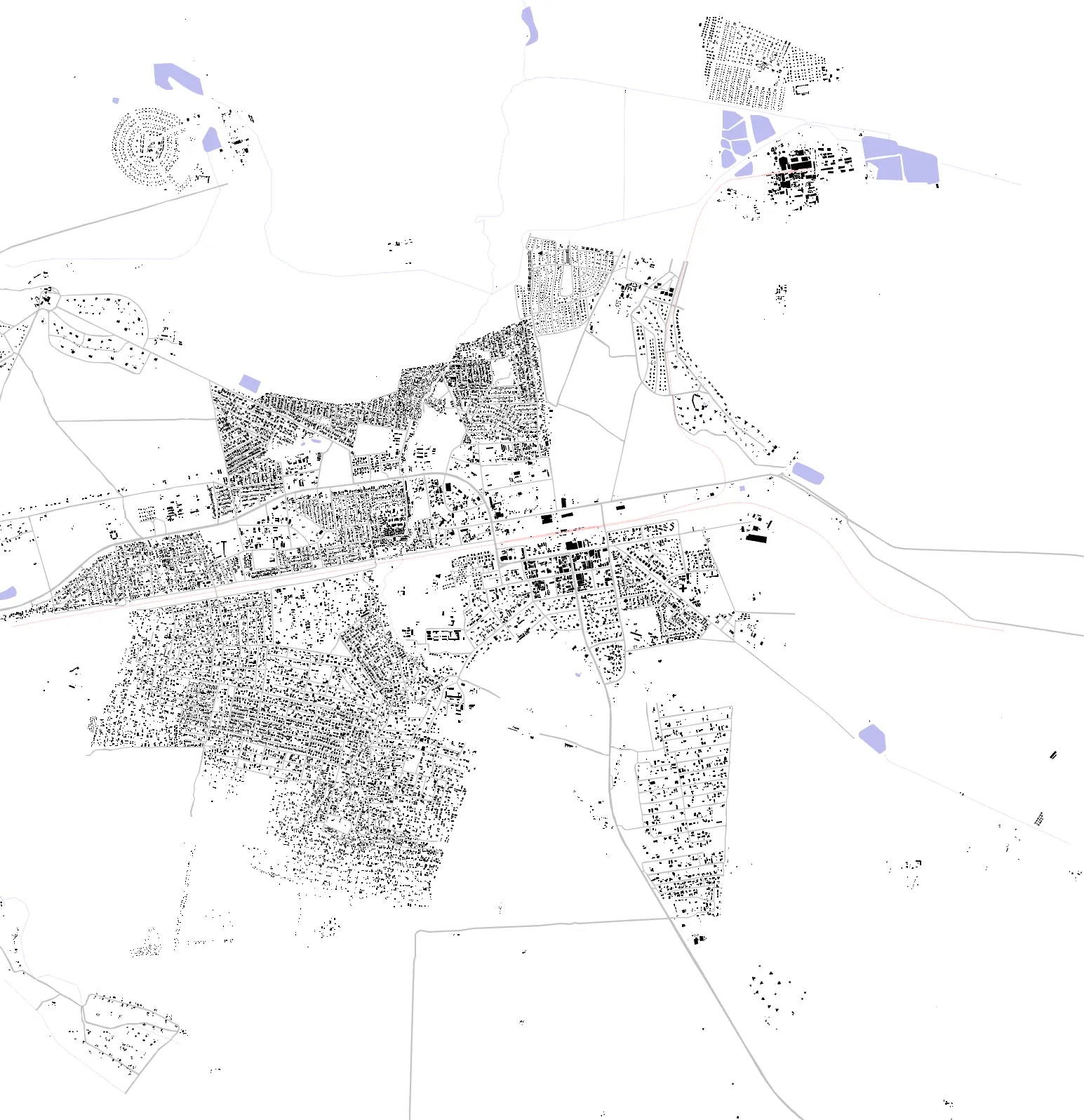 Mazabuka figure ground plan