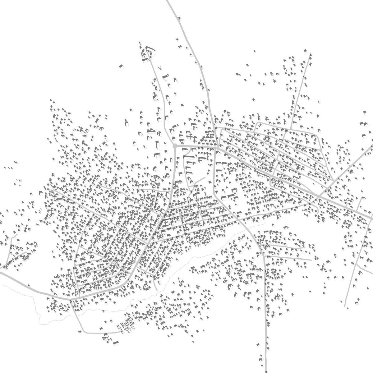 Mbaïki site plan (2.5 km)