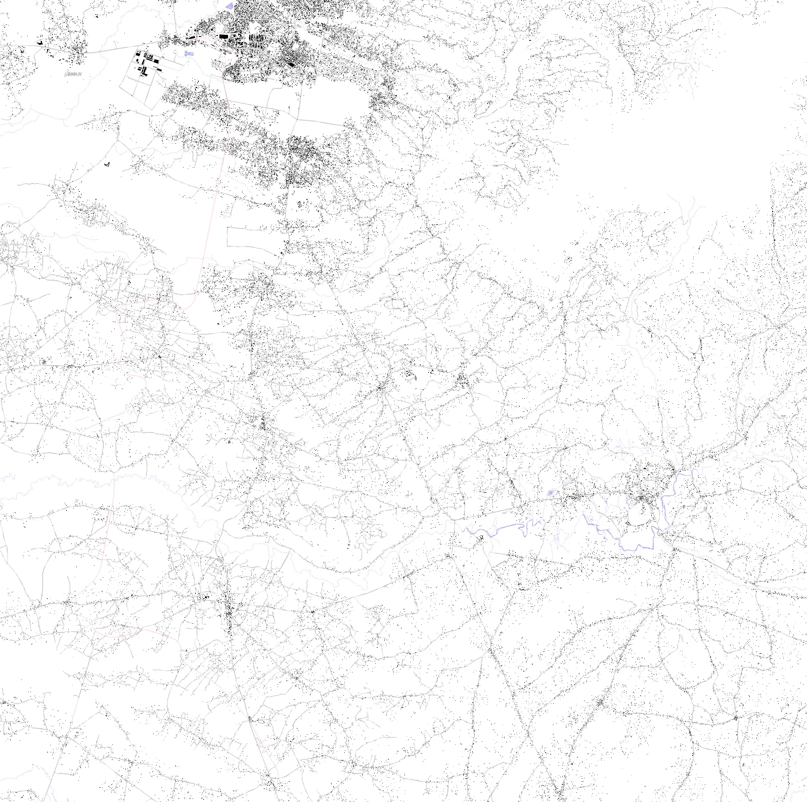 Mbale Schwarzplan