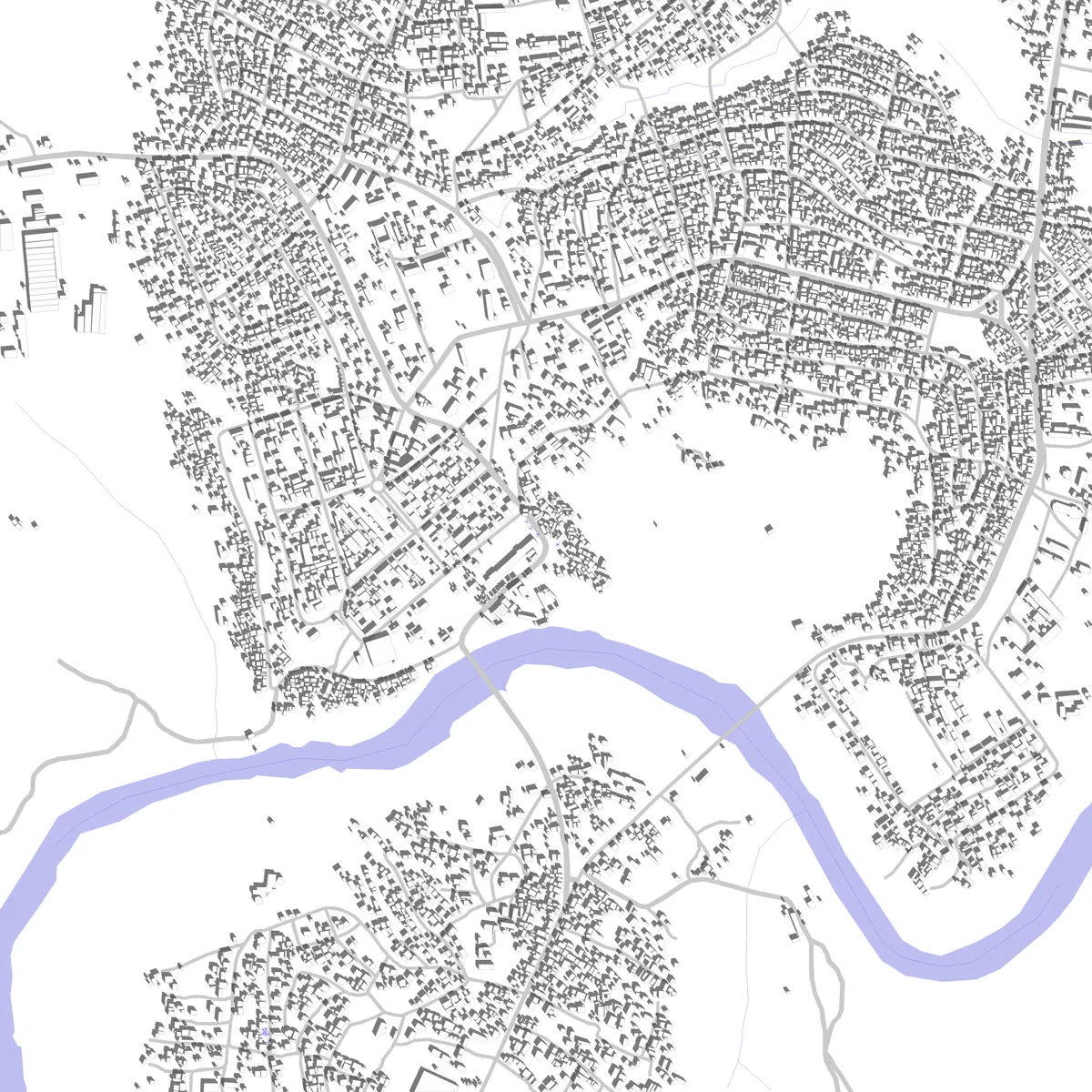 Mbalmayo Lageplan (2,5 km)