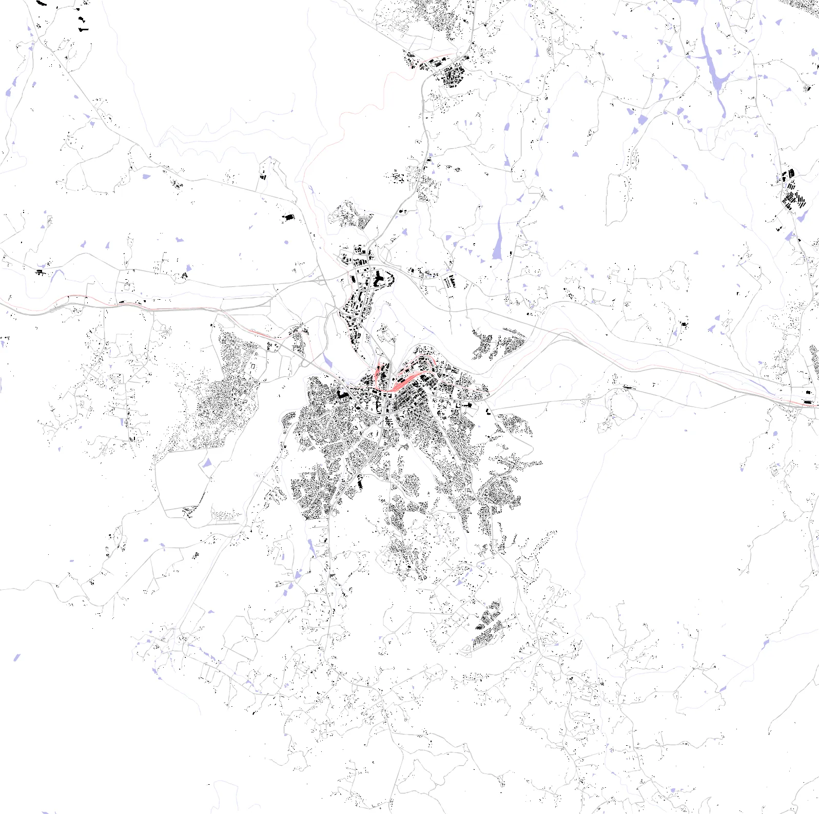 Mbombela figure ground plan