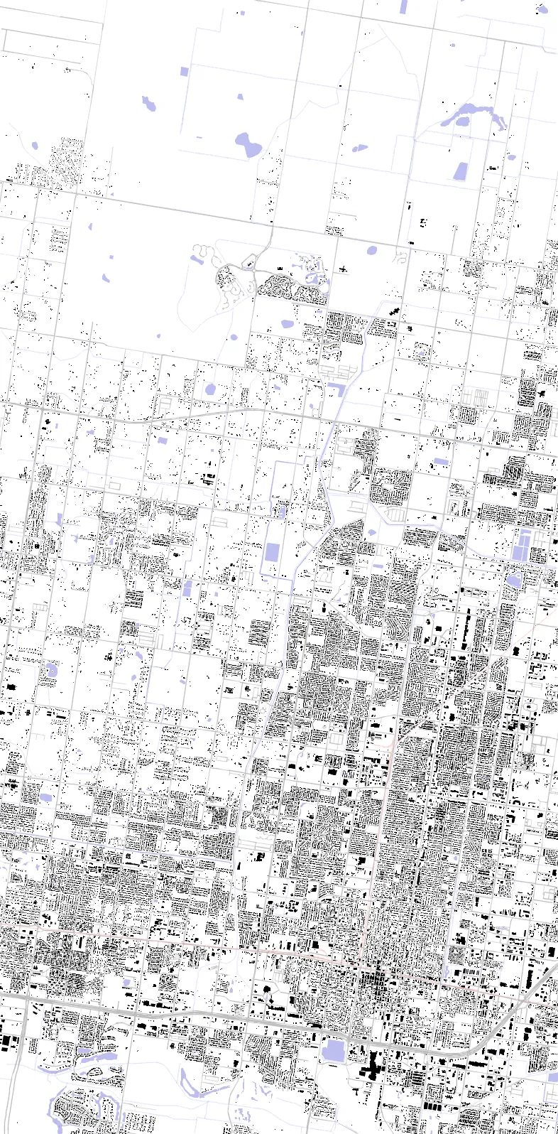 McAllen figure ground plan