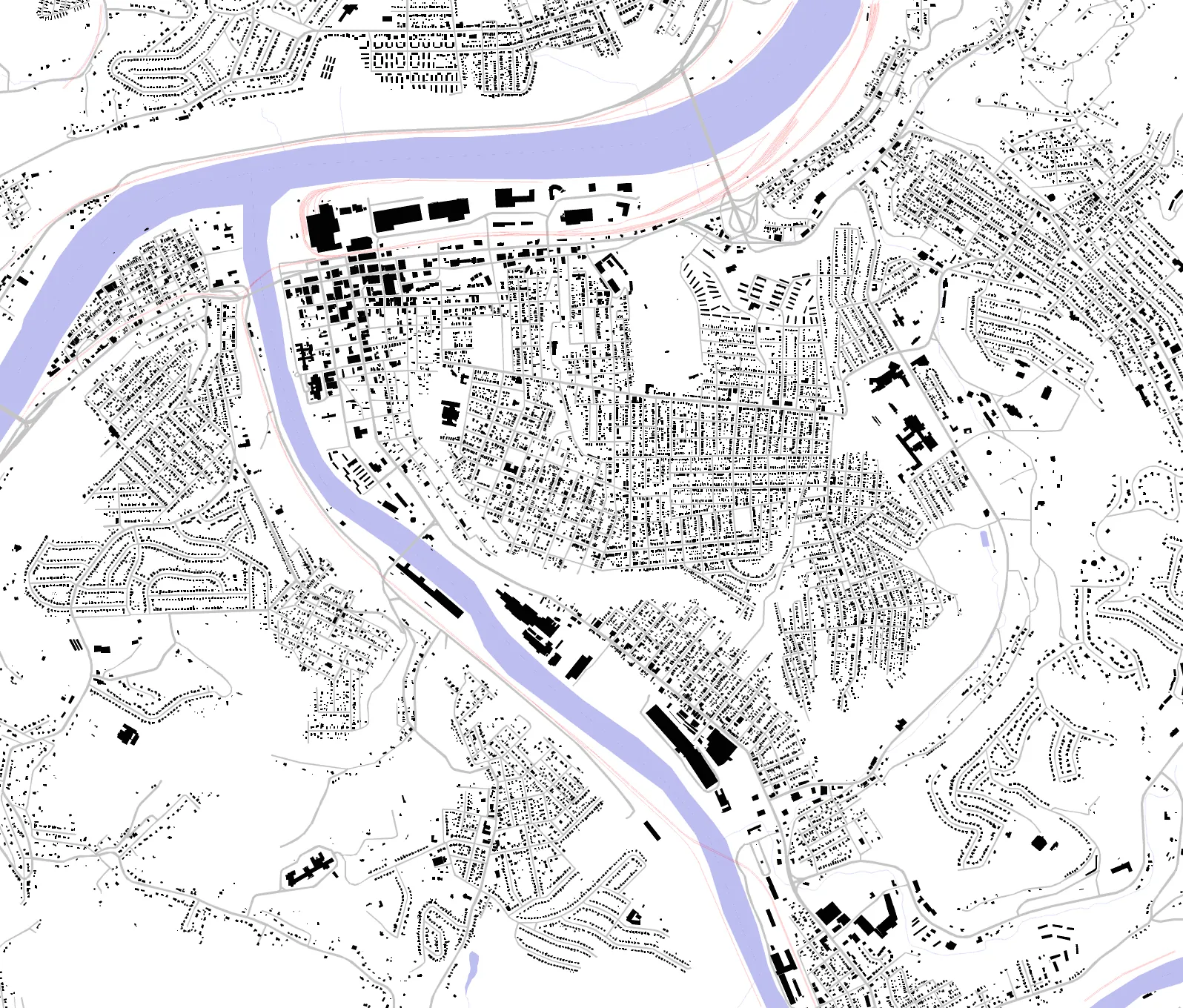 McKeesport figure ground plan