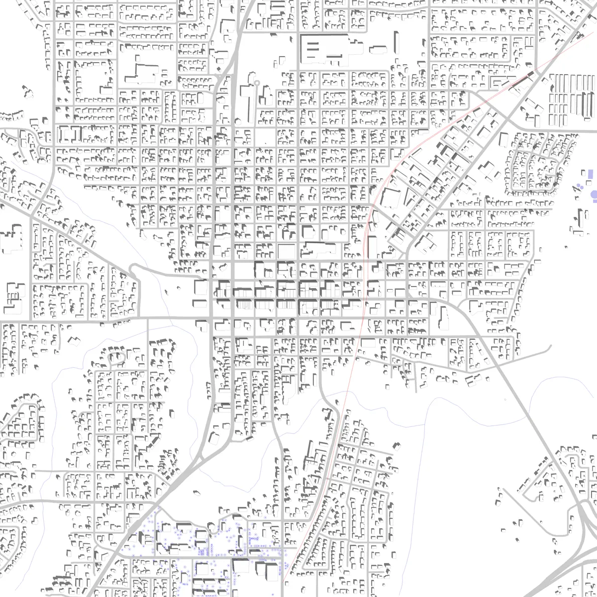 McMinnville site plan (2.5 km)