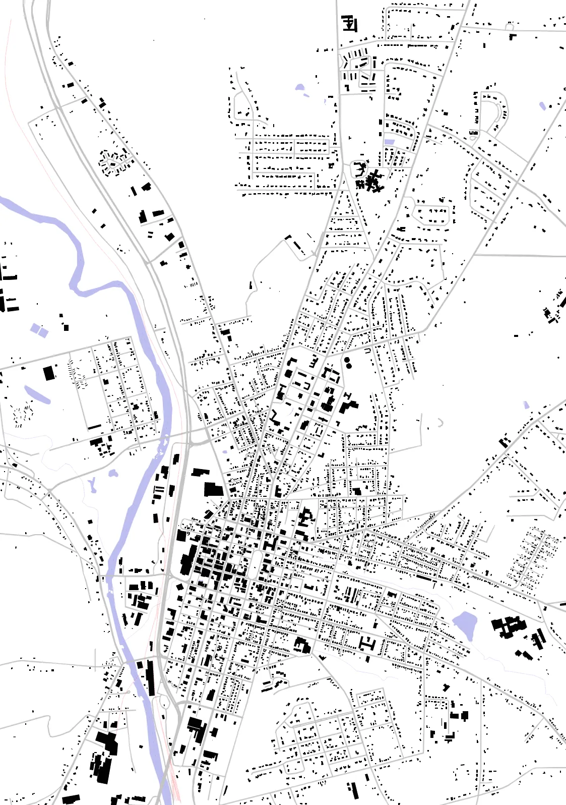 Meadville figure ground plan