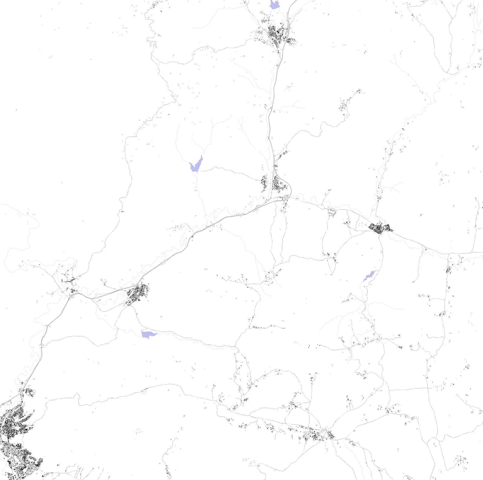 Médéa figure ground plan