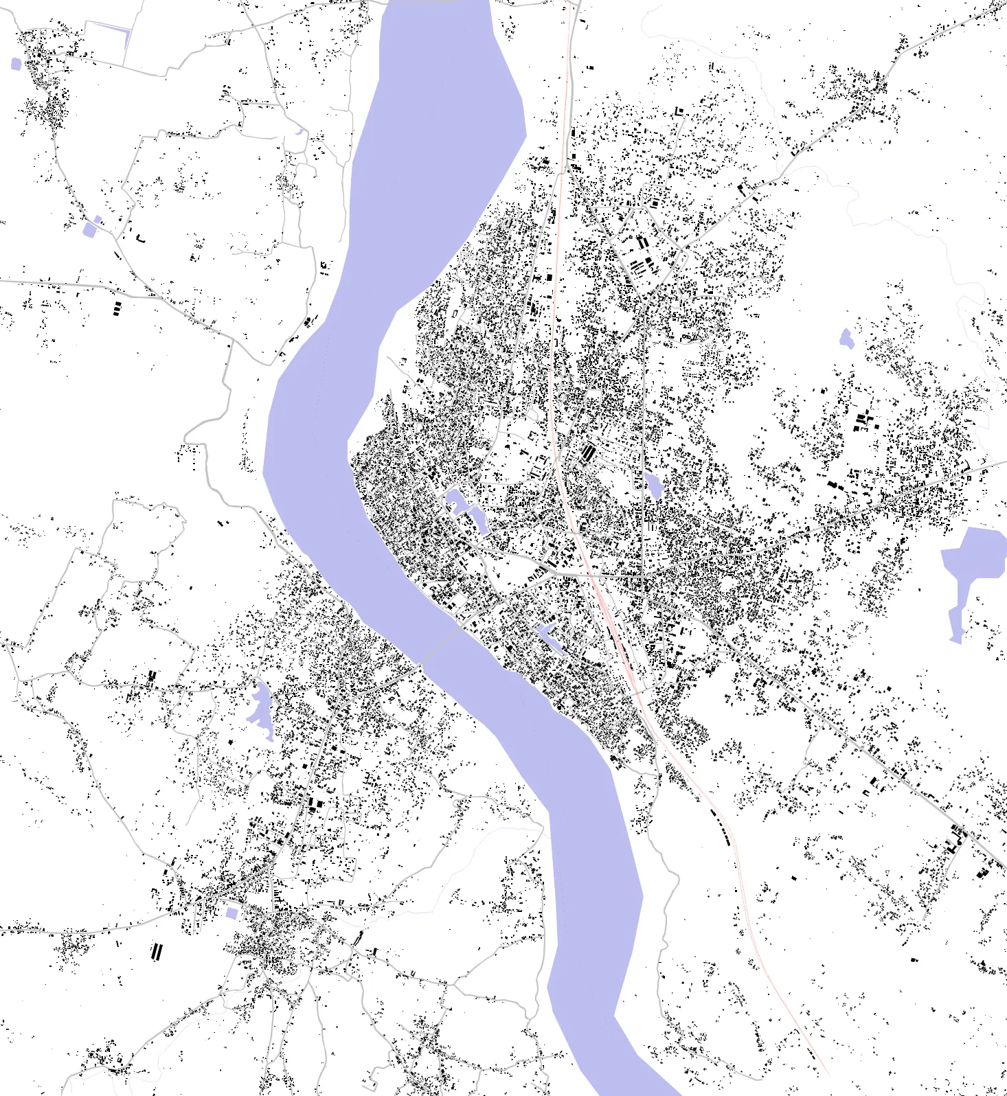 Medininagar figure ground plan