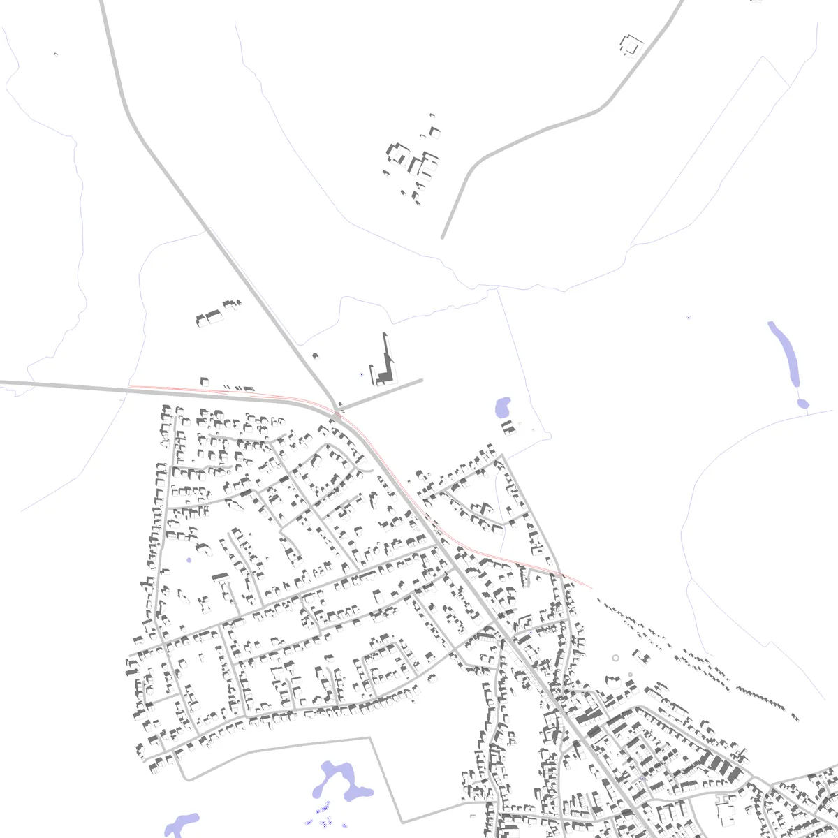 Meerbusch Lageplan (2,5 km)