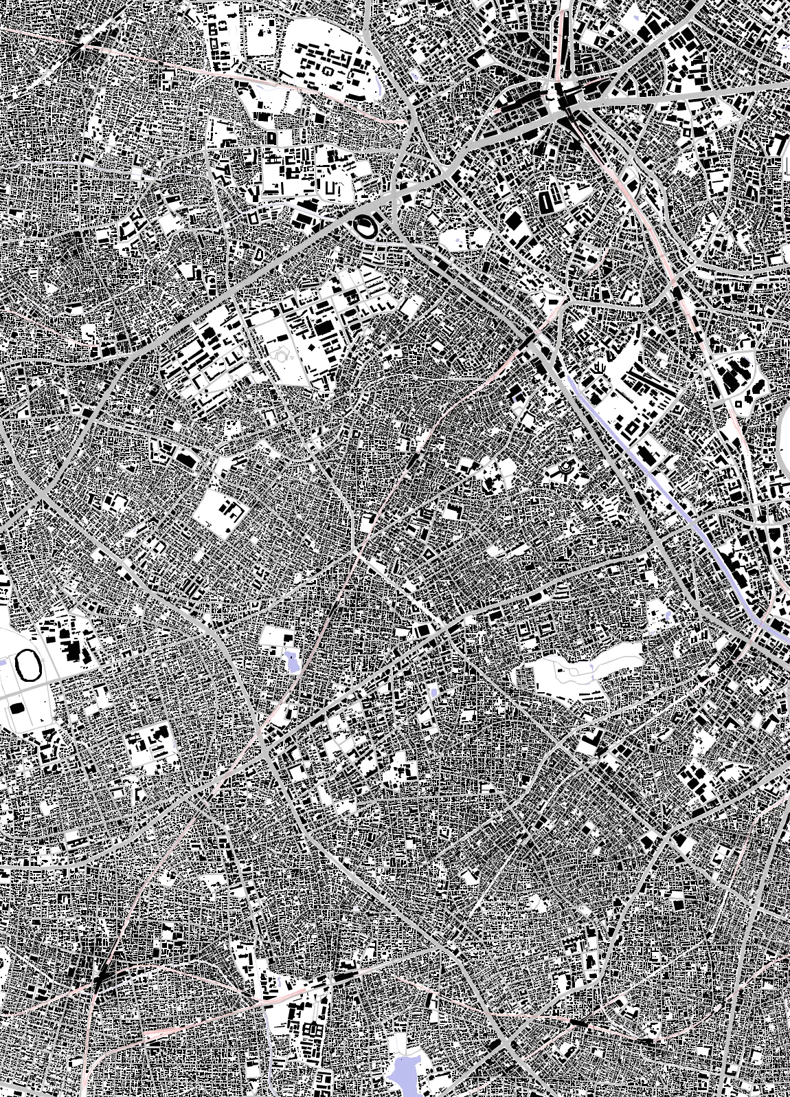 Meguro Schwarzplan