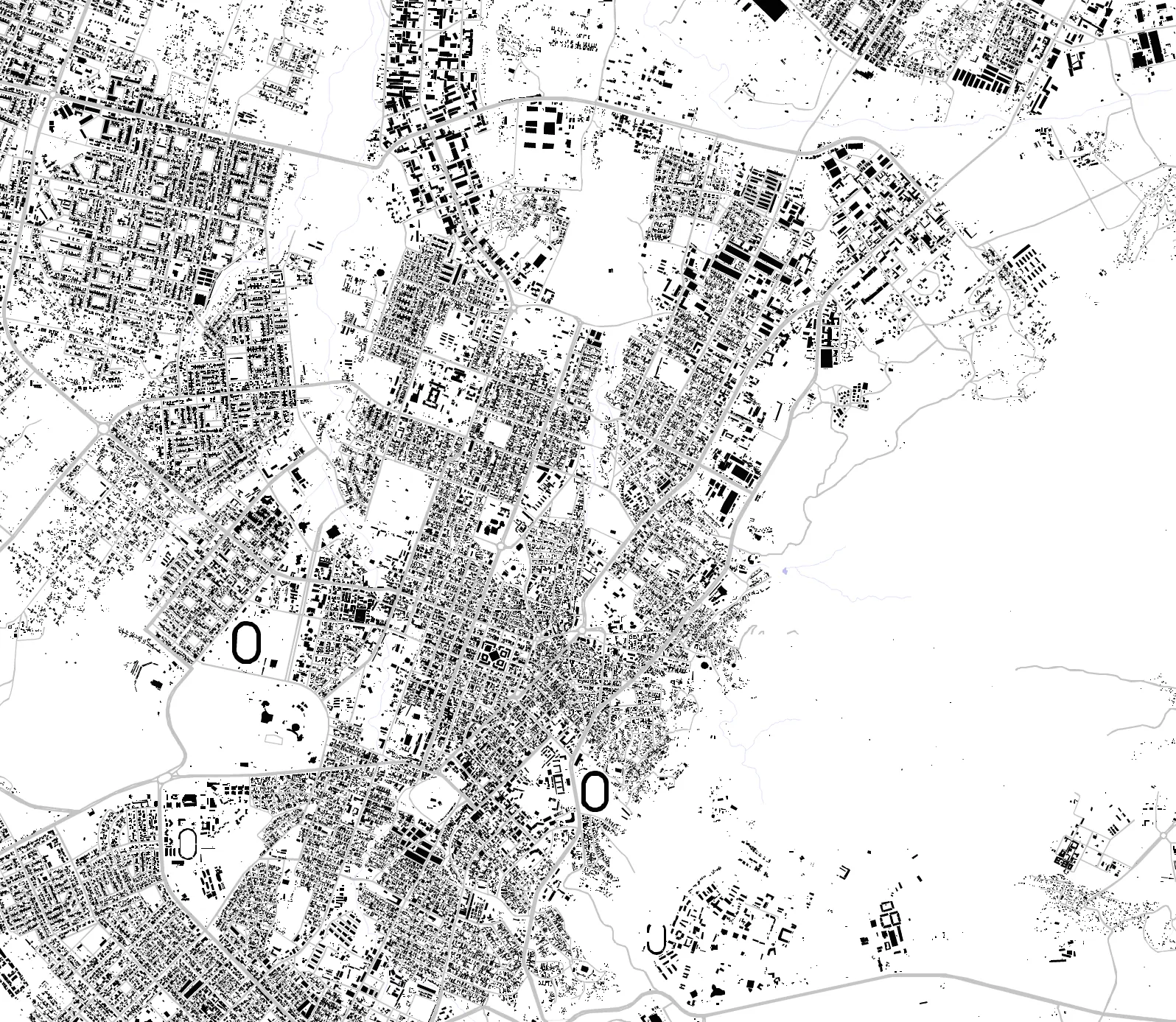 Mekelle figure ground plan