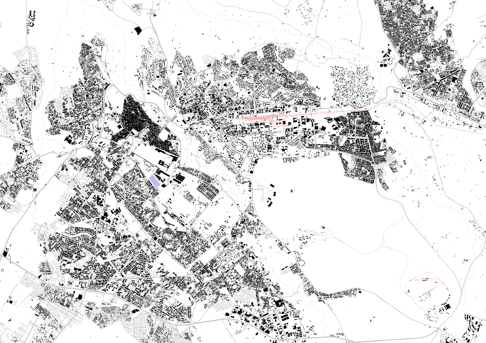 Meknès figure ground plan
