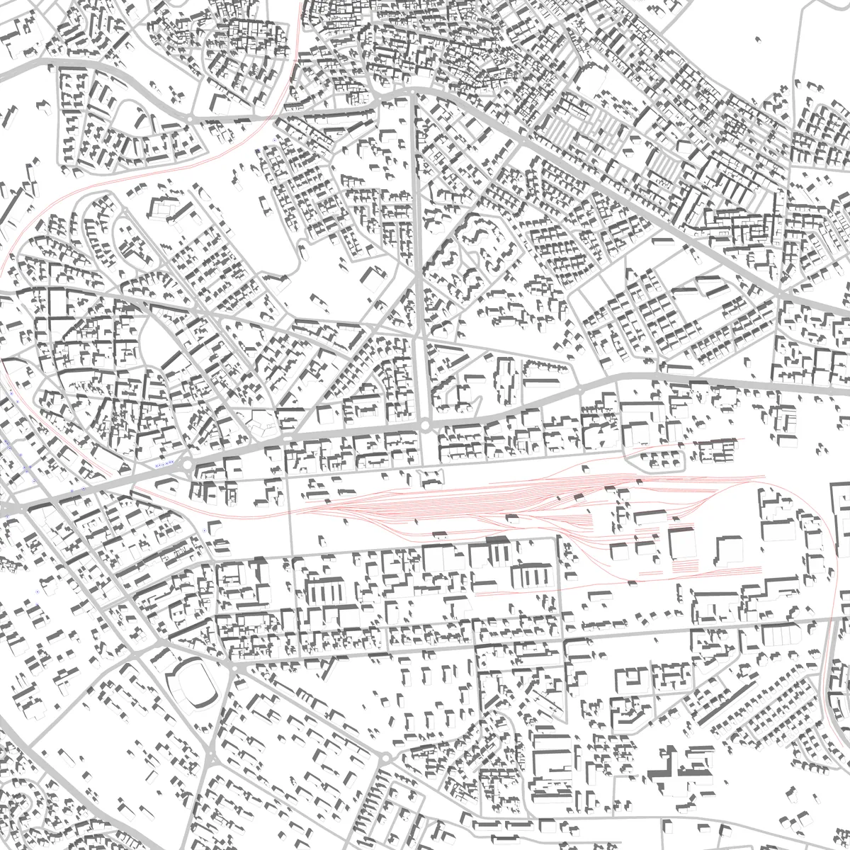 Meknès site plan (2.5 km)