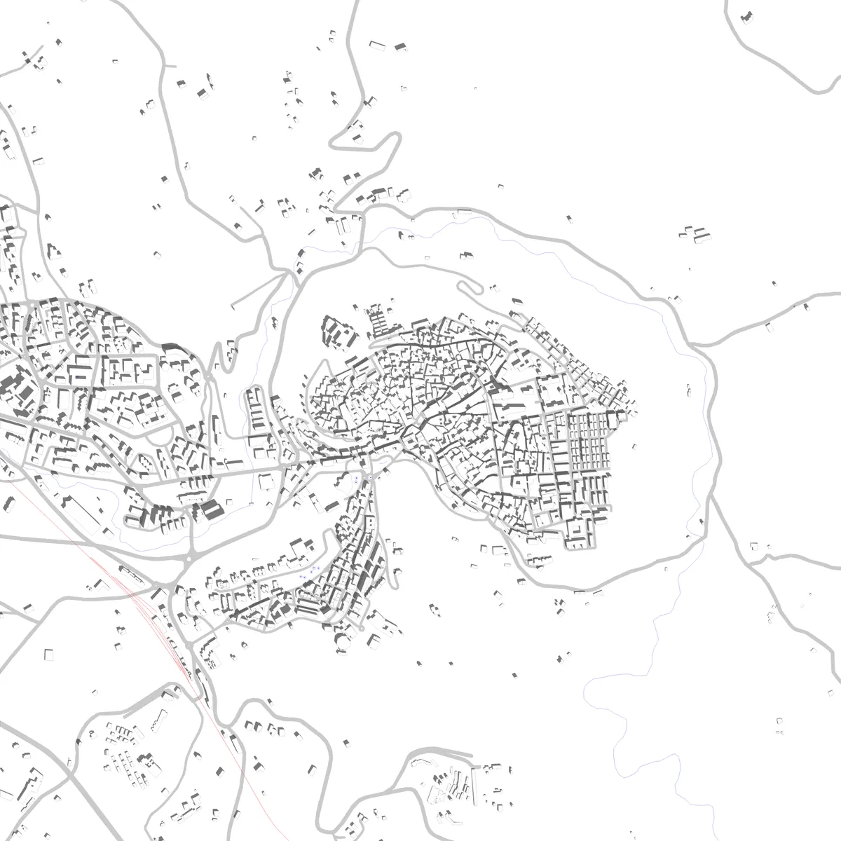 Melfi Lageplan (2,5 km)