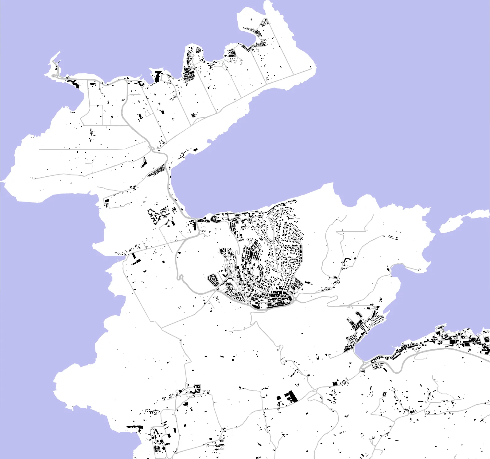 Mellieha figure ground plan