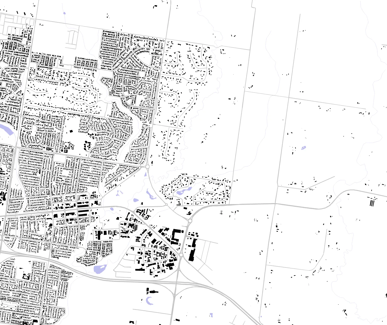 Melton figure ground plan