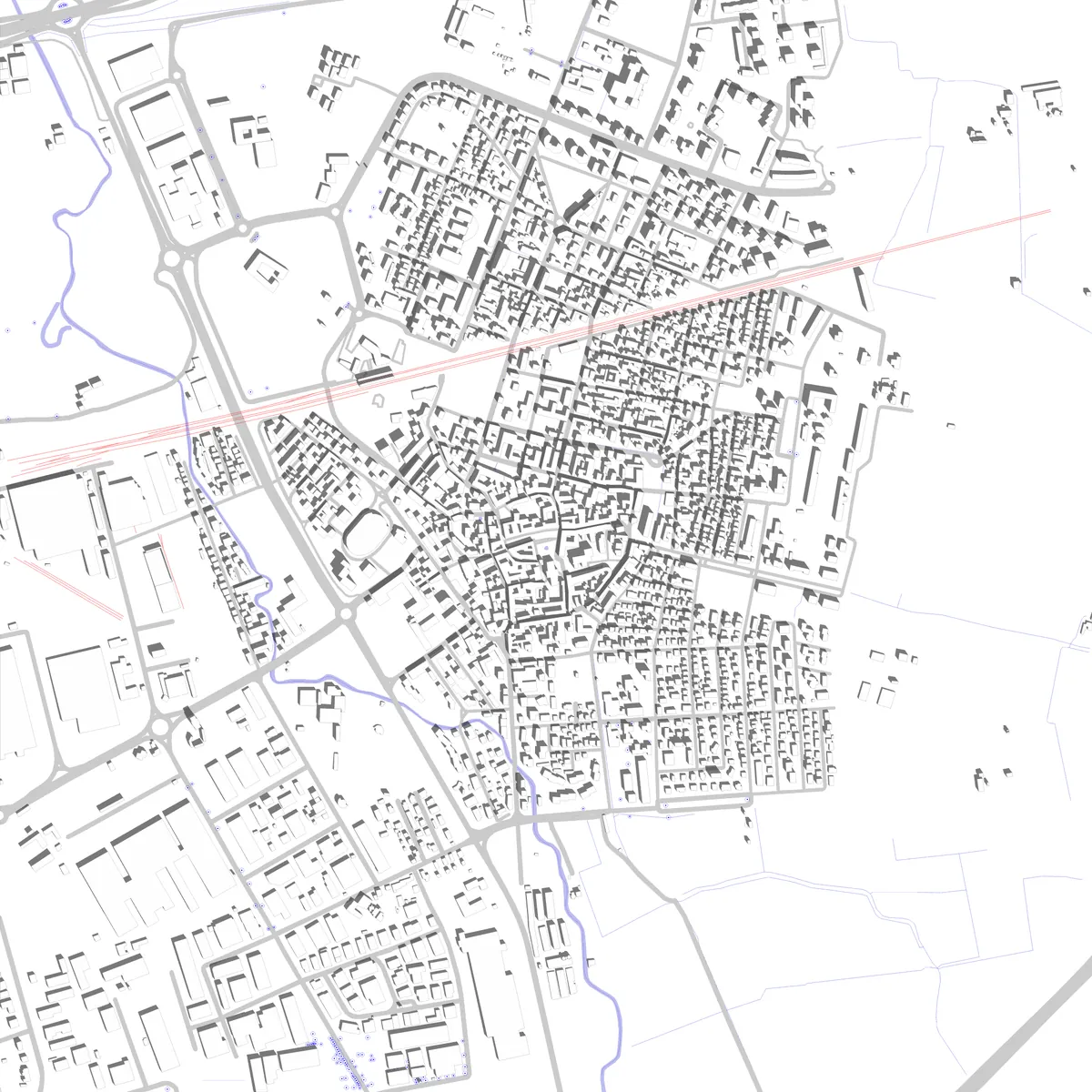 Melzo site plan (2.5 km)