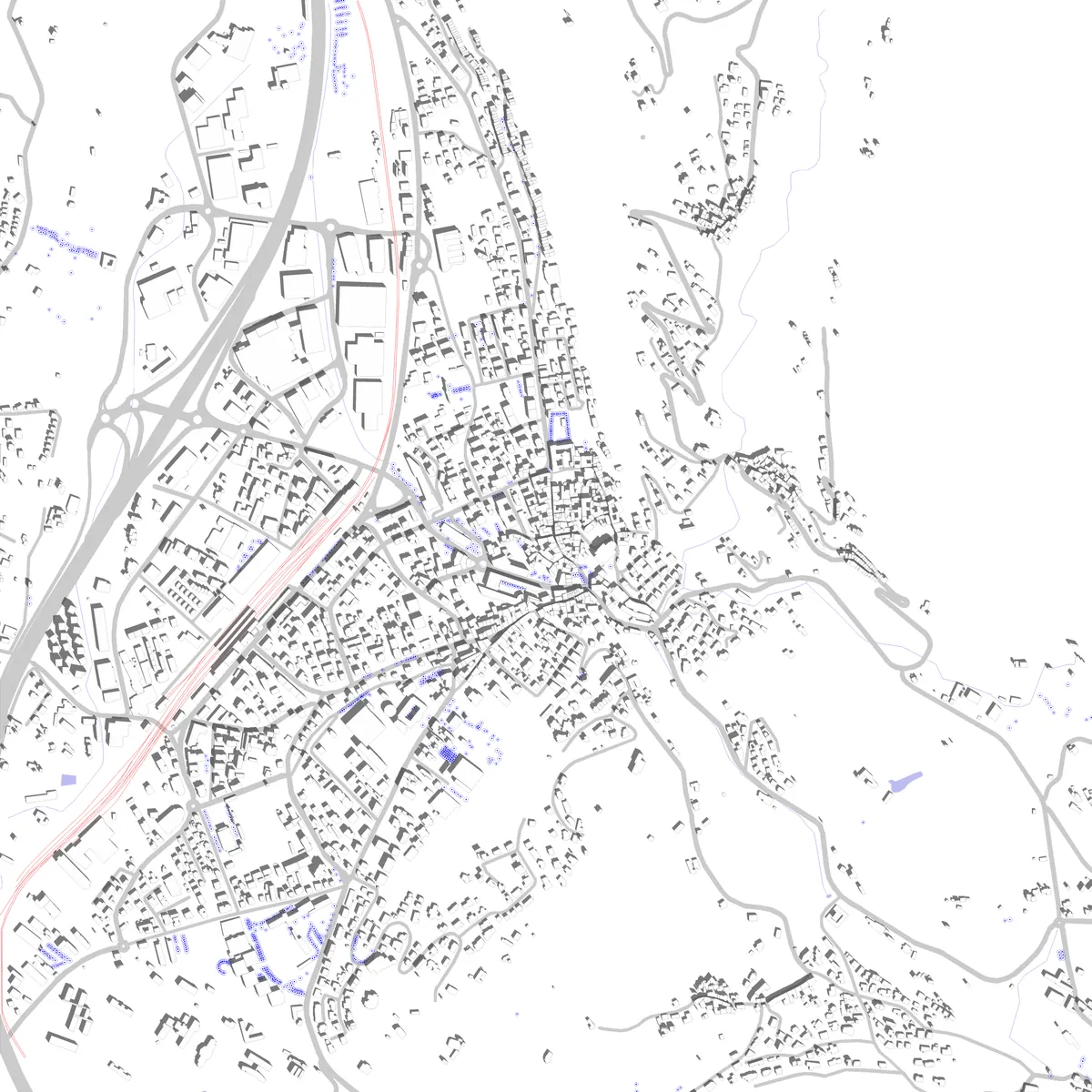 Mendrisio Lageplan (2,5 km)