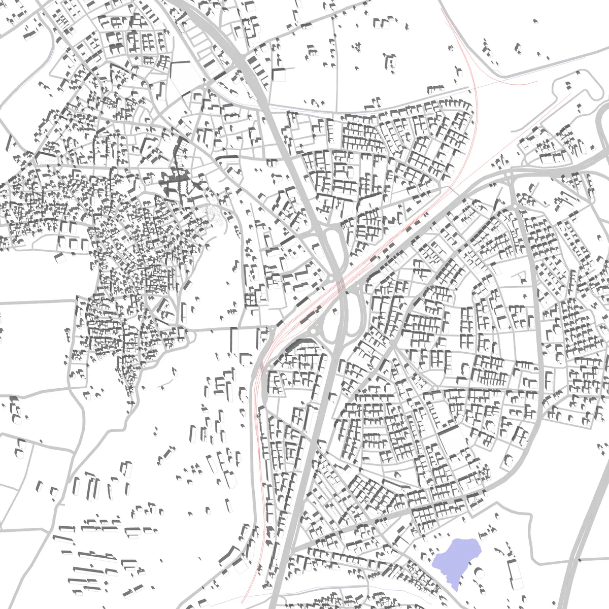 Menemen Lageplan (2,5 km)