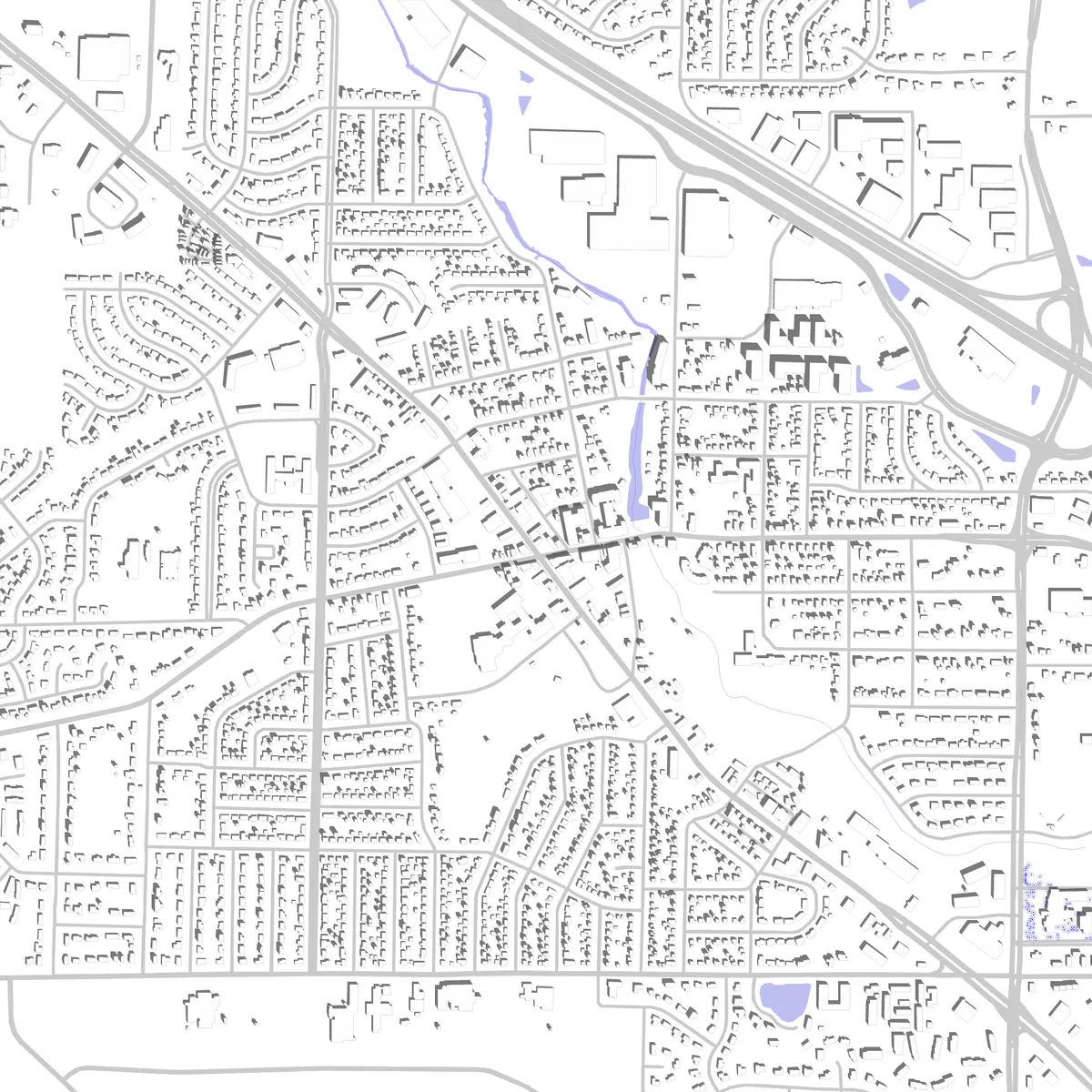 Menomonee Falls Lageplan (2,5 km)