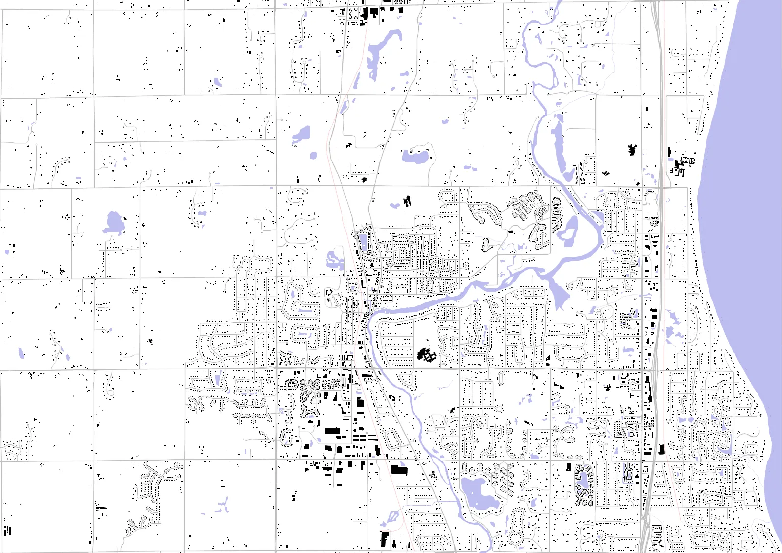Mequon figure ground plan