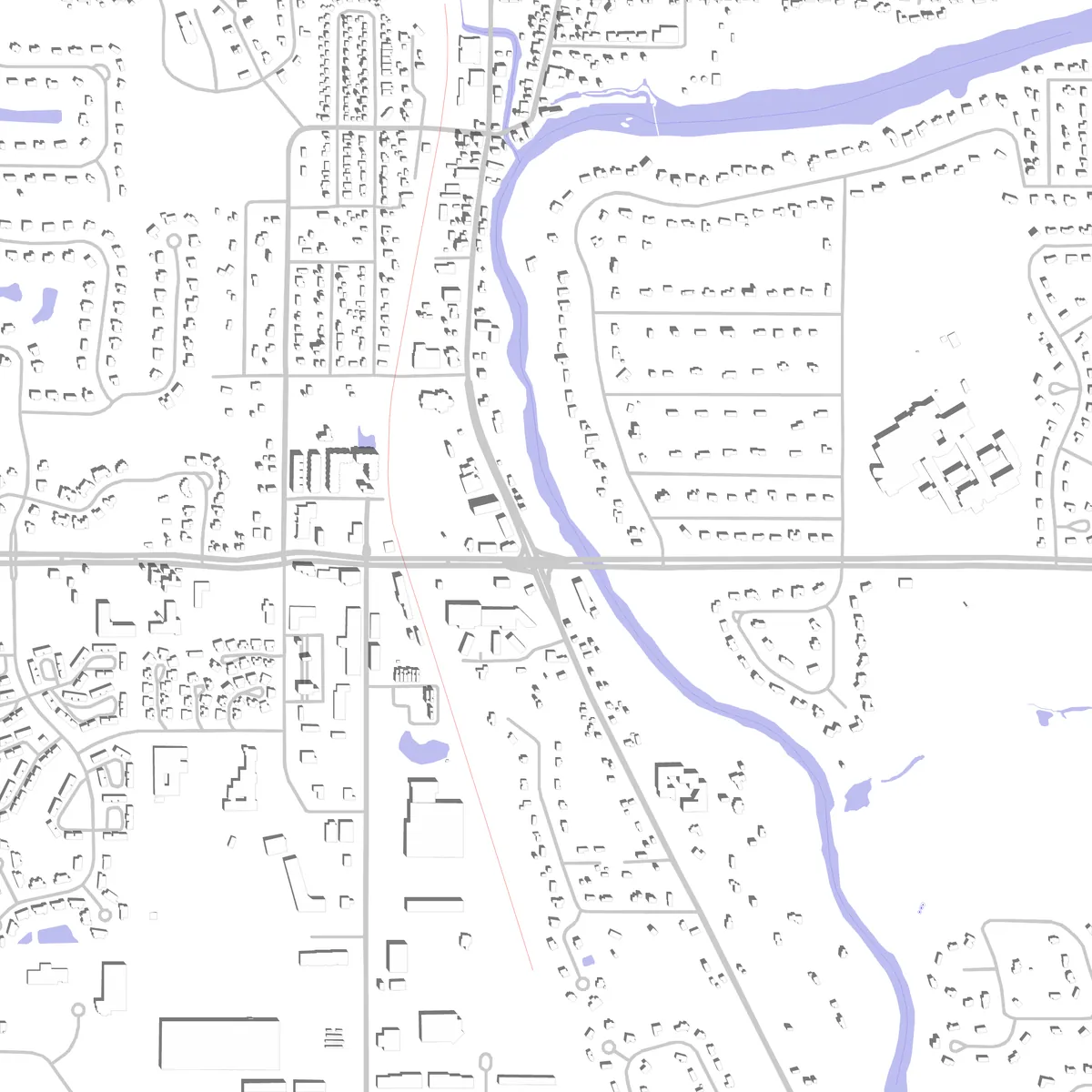 Mequon site plan (2.5 km)