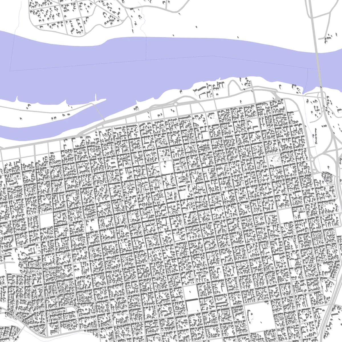 Mercedes plano de situación (2,5 km)