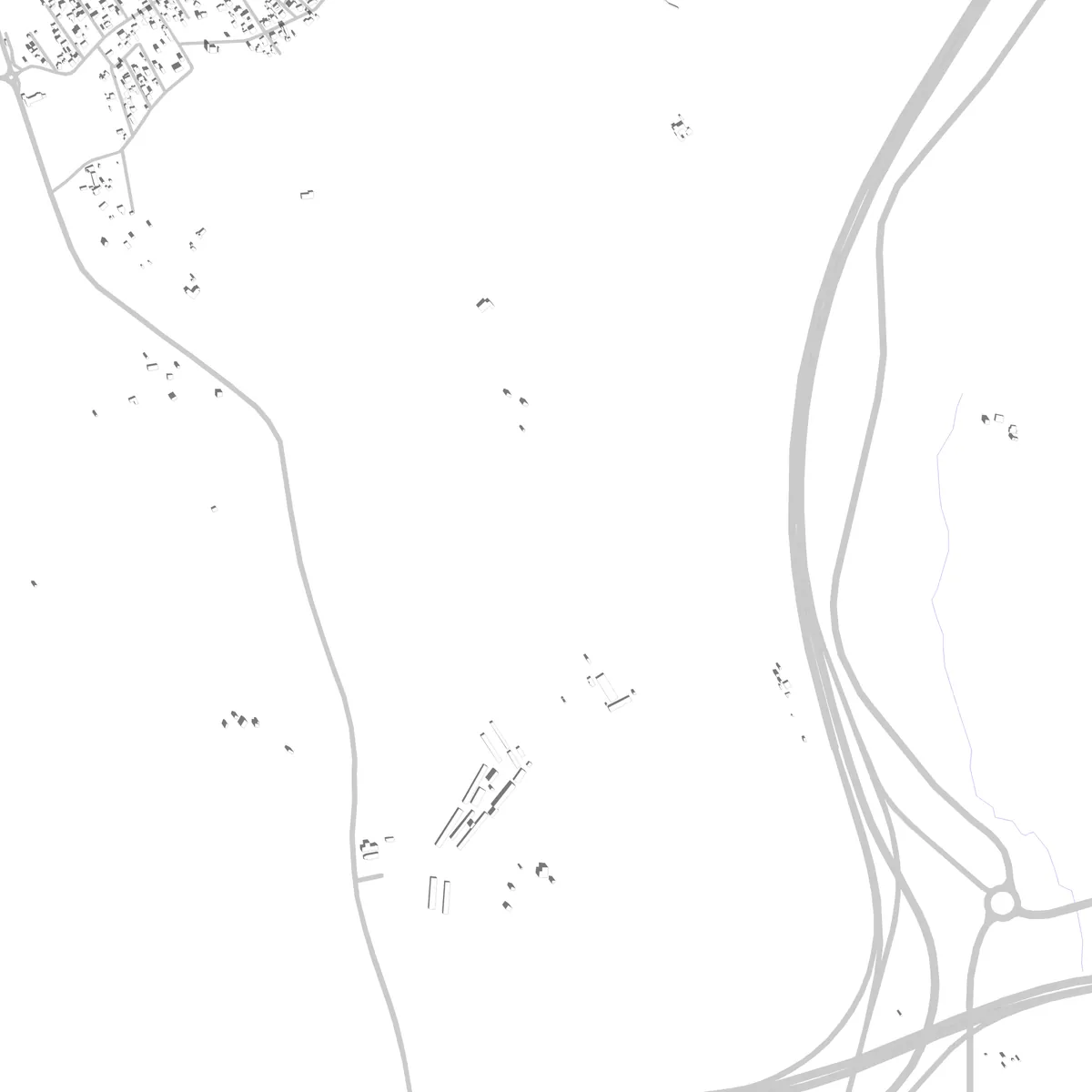 Mérida plano de situación (2.5 km)
