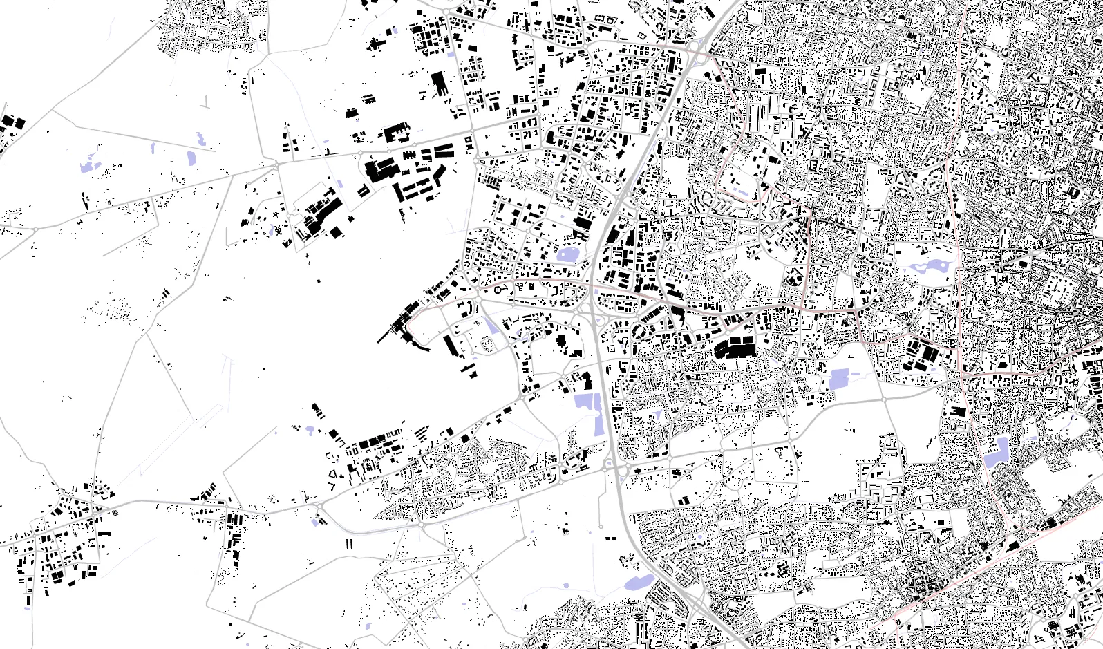 Mérignac plan de masse