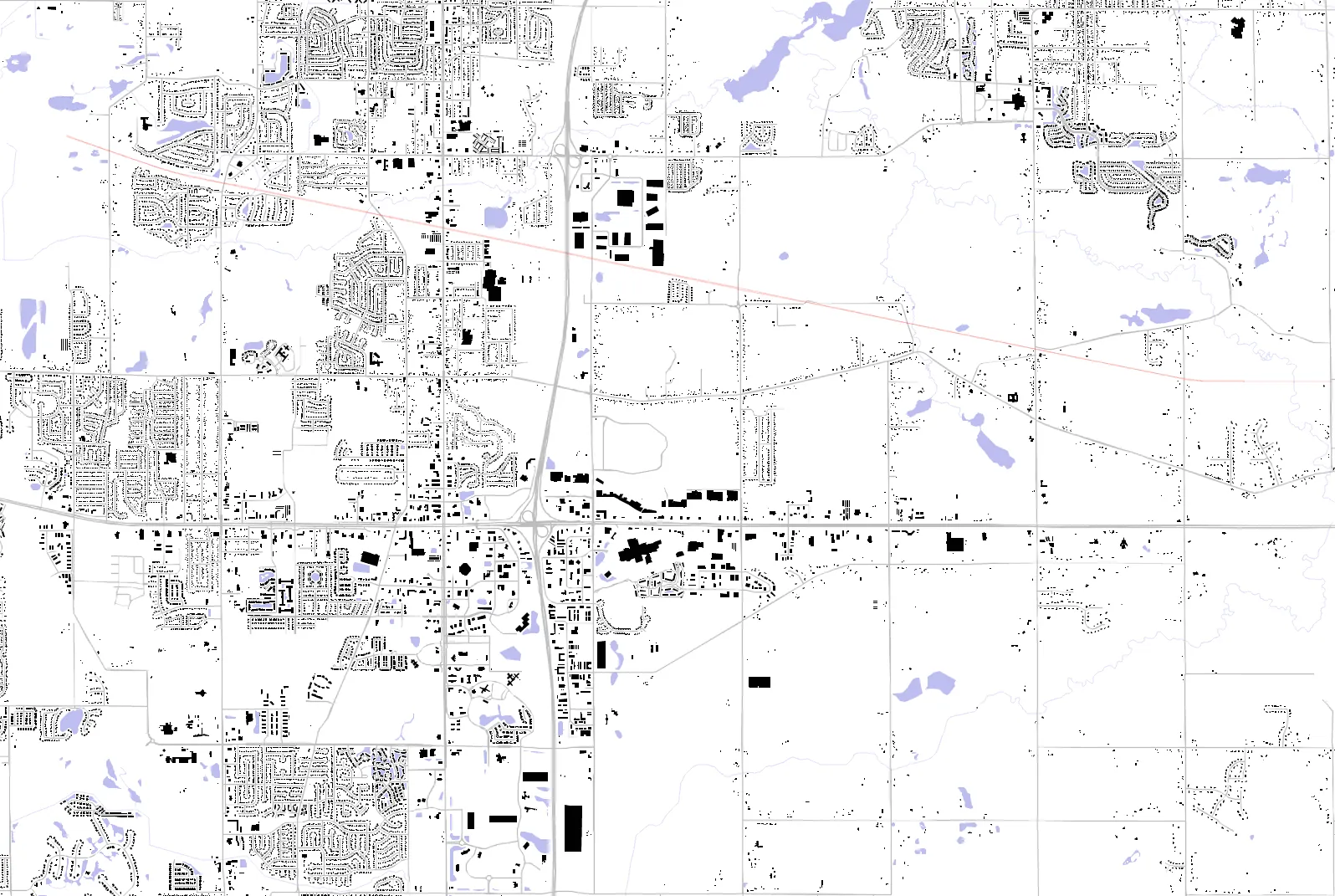 Merrillville figure ground plan