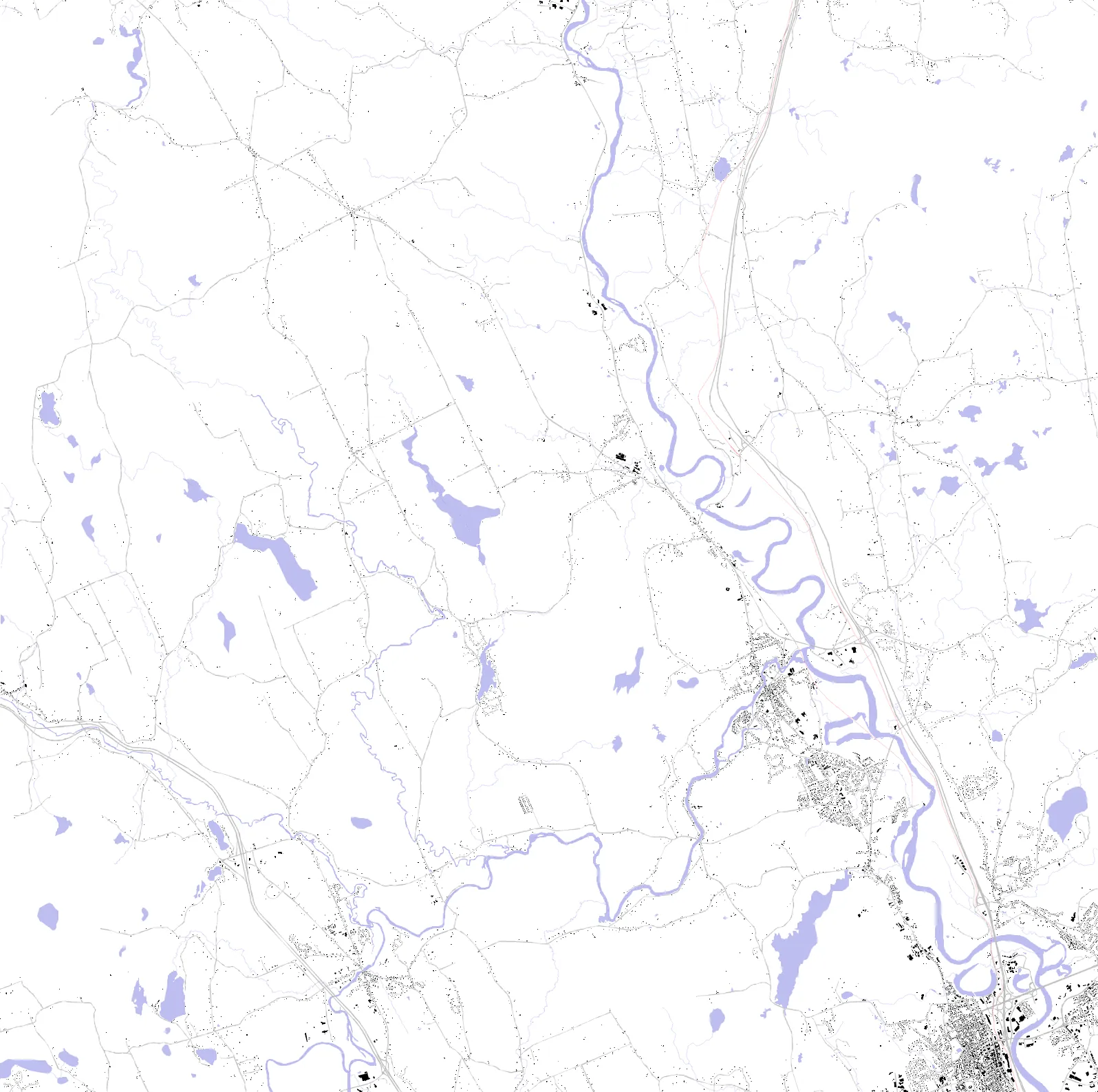 Merrimack Schwarzplan
