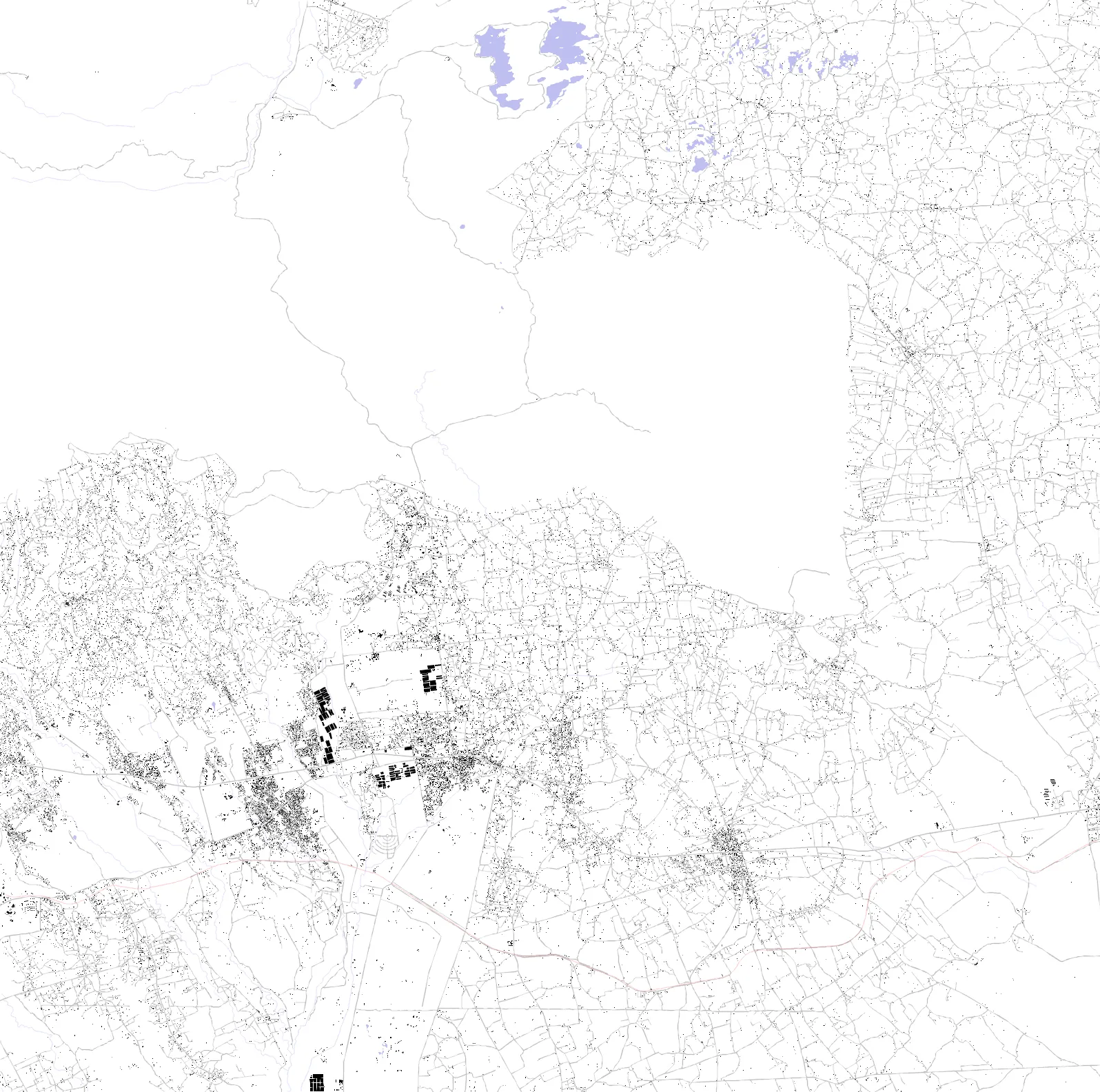 Meru figure ground plan