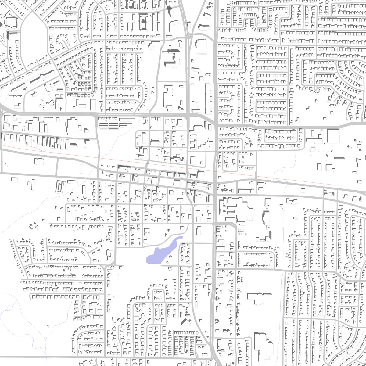 Mesquite Lageplan (2,5 km)