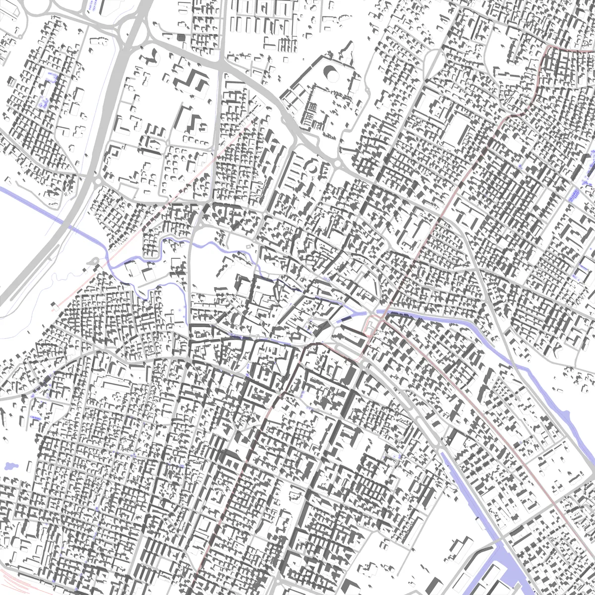 Mestre Lageplan (2,5 km)