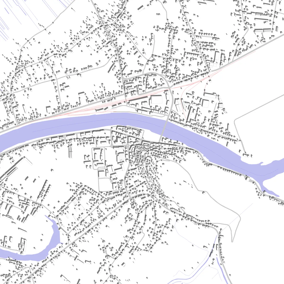 Metković Lageplan (2,5 km)