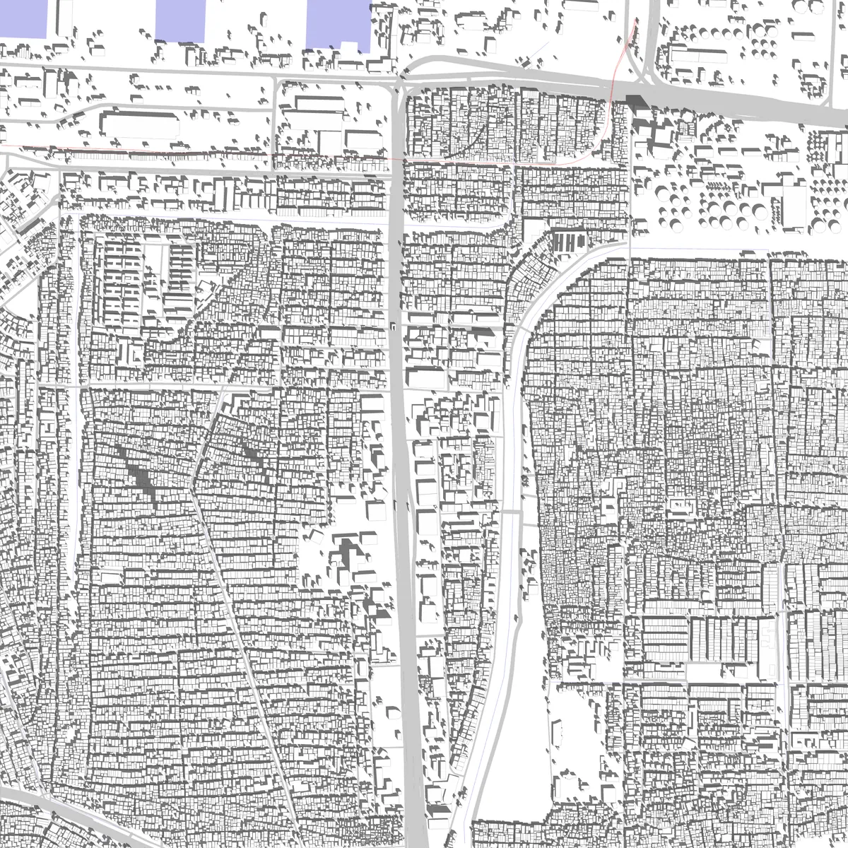 Metro Utara Lageplan (2,5 km)